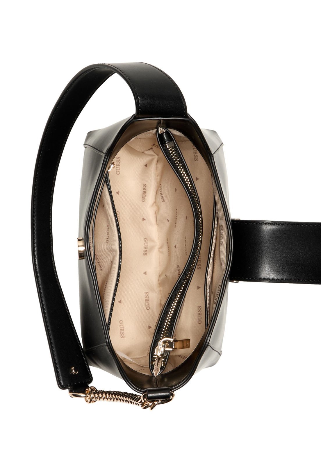 Bolsa Jane Hobo Preto Preto 4