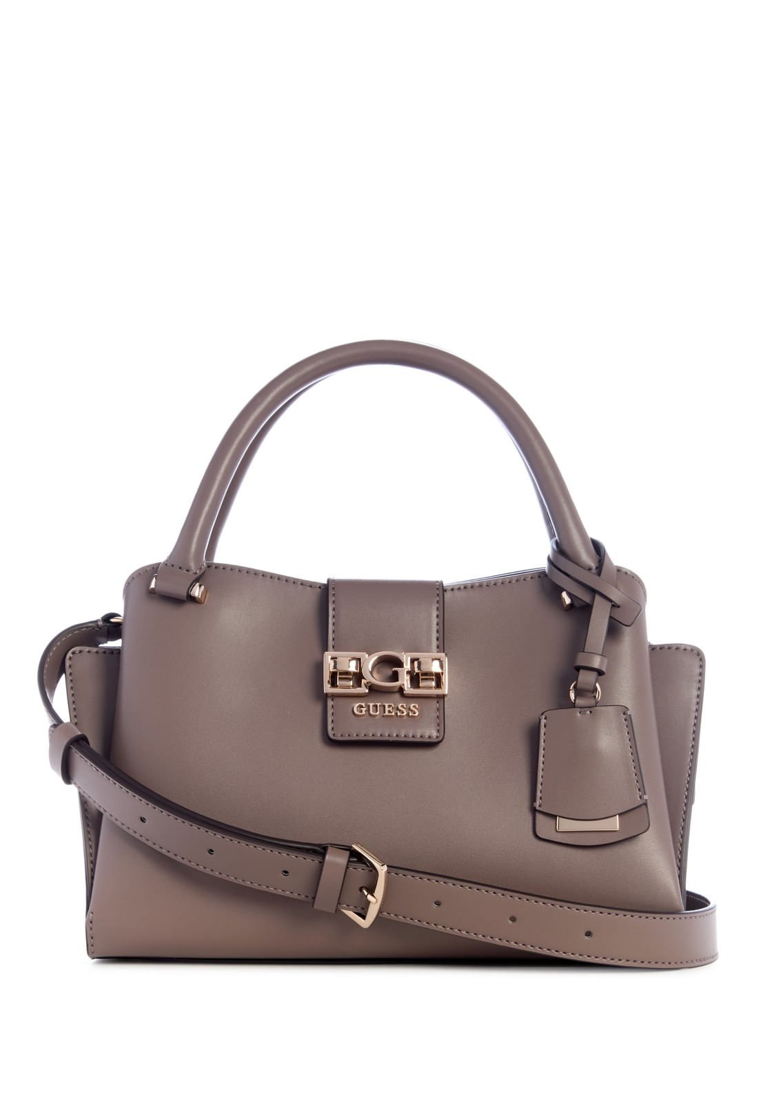 Bolsa Jane Small Satchel Bege Marrom 1