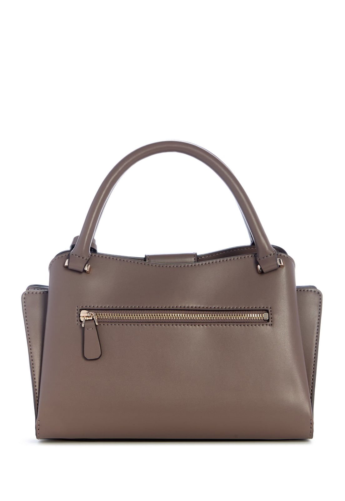 Bolsa Jane Small Satchel Bege Marrom 3