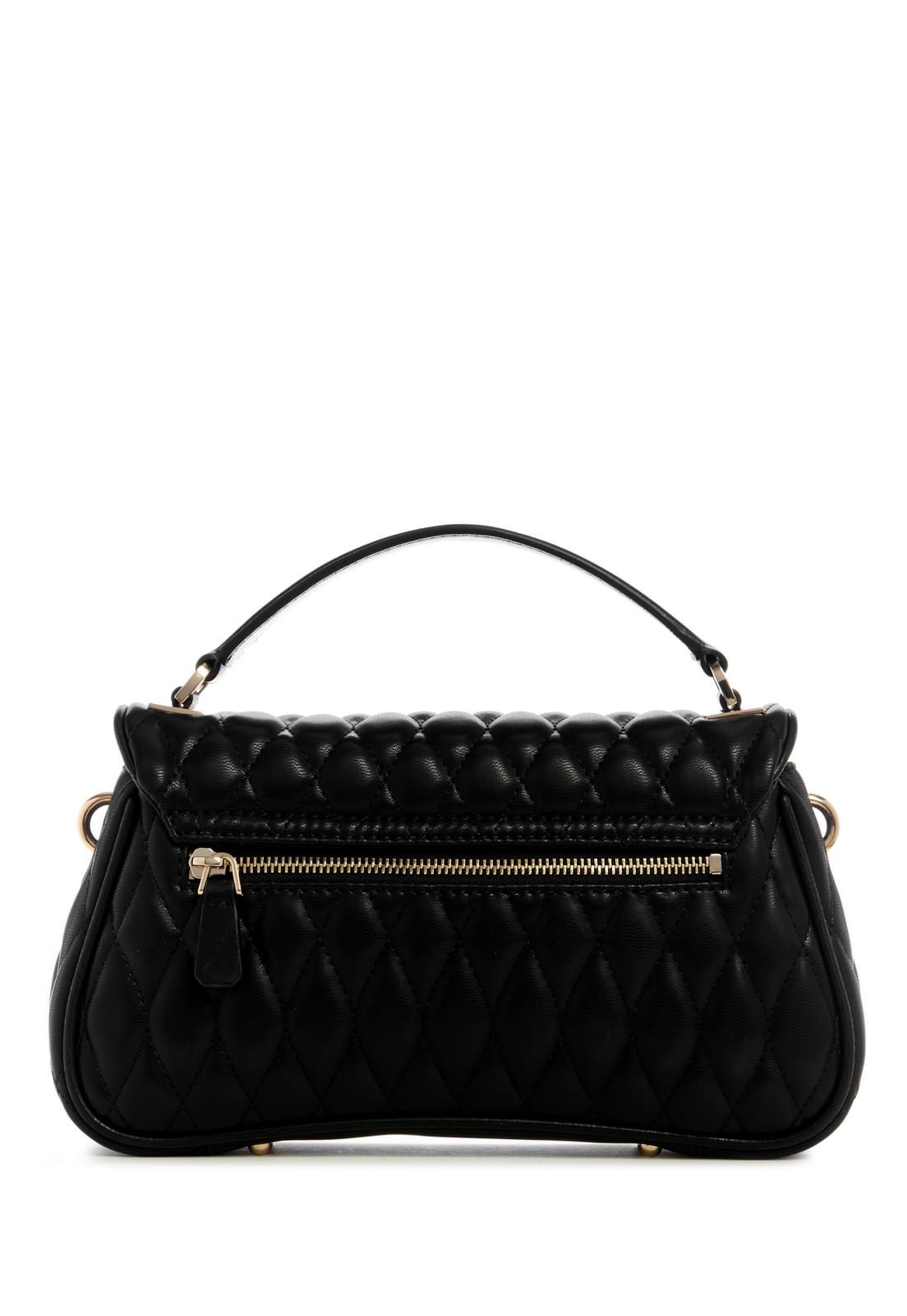 Bolsa Valla Top Handle Flap Preto Preto 3