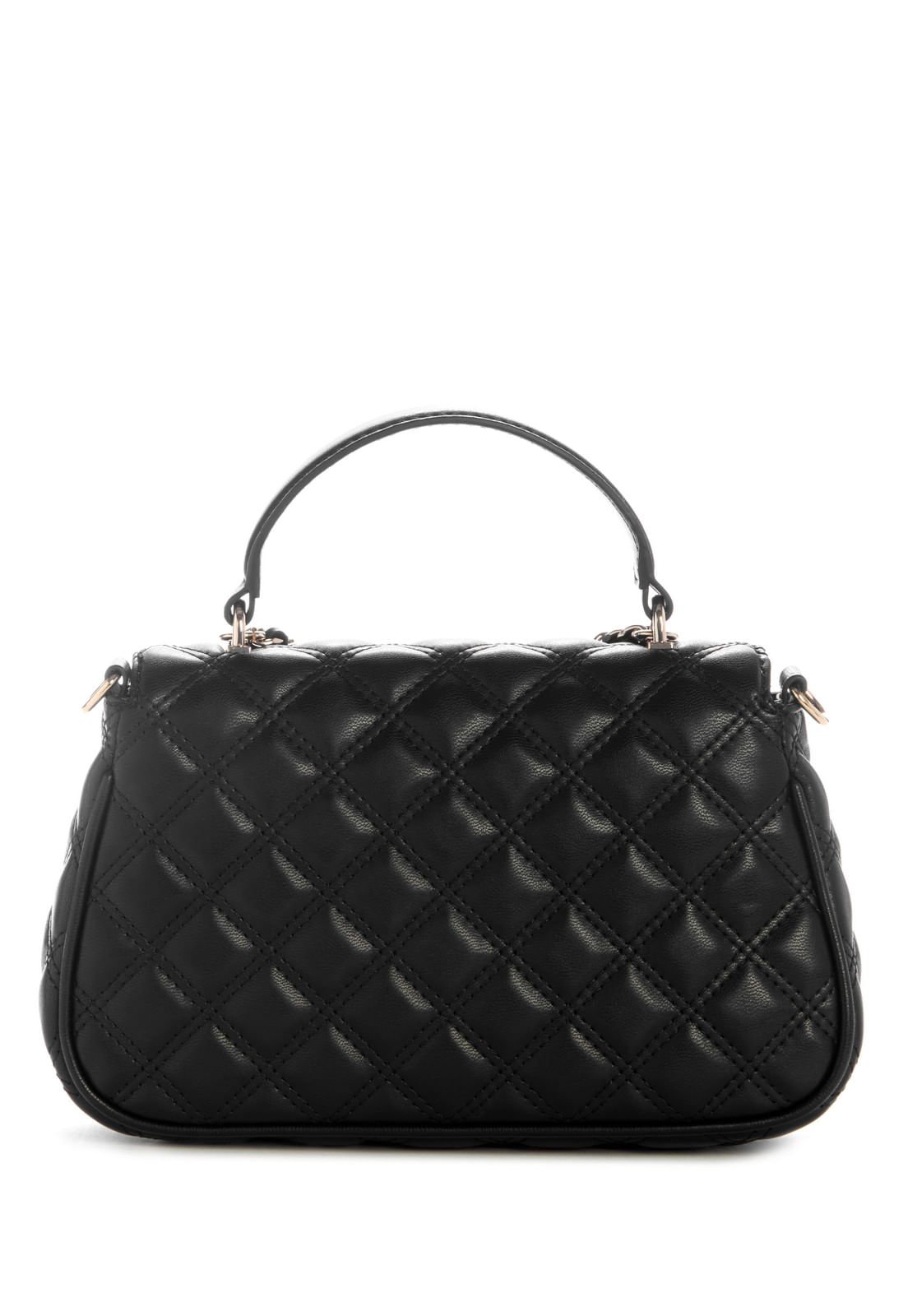 Bolsa Giully Ii Top Handle Flap Preto Preto 3