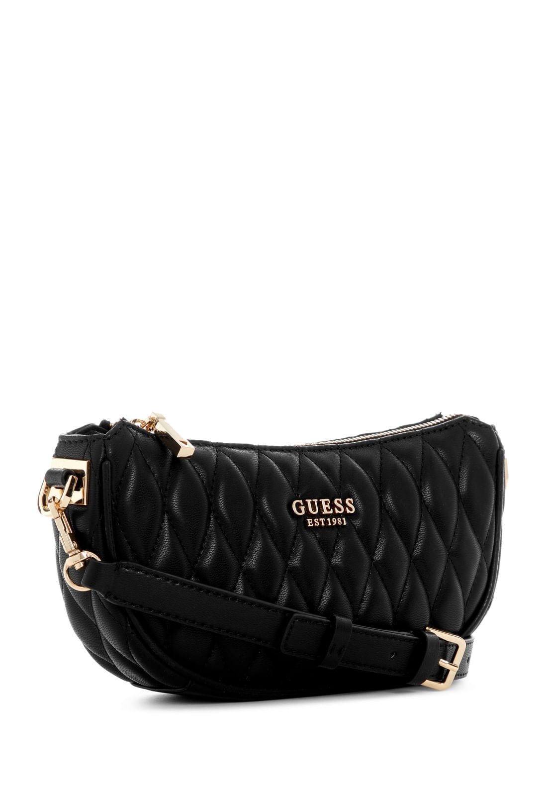 Bolsa Mini Valla Top Zip Shoulder Bag Preto Preto 3