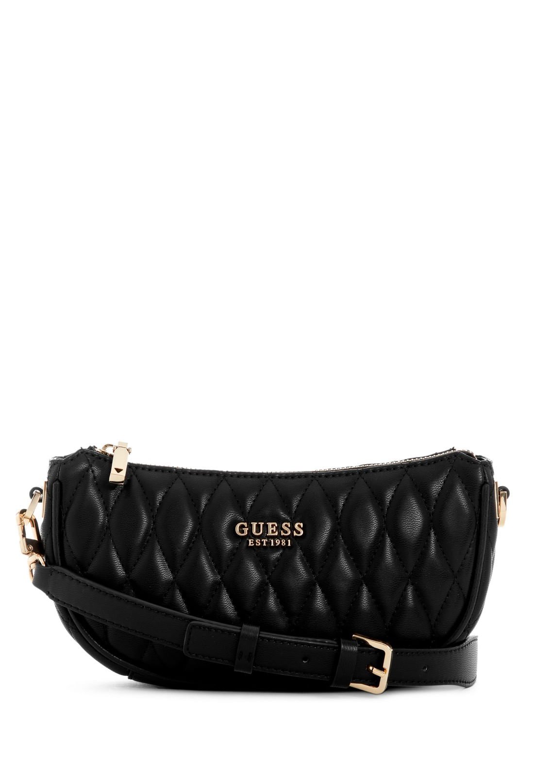 Bolsa Mini Valla Top Zip Shoulder Bag Preto Preto 6