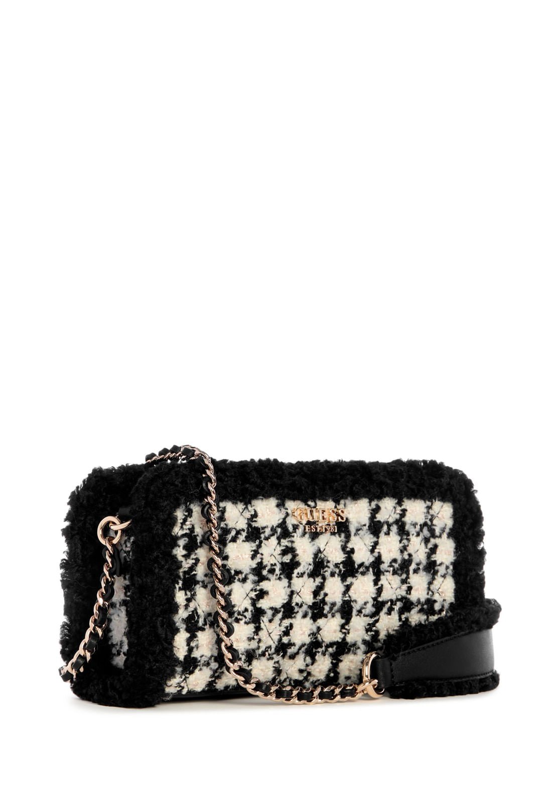 Bolsa Mini Cristi Top Zip Crossbody Preto Preto 2