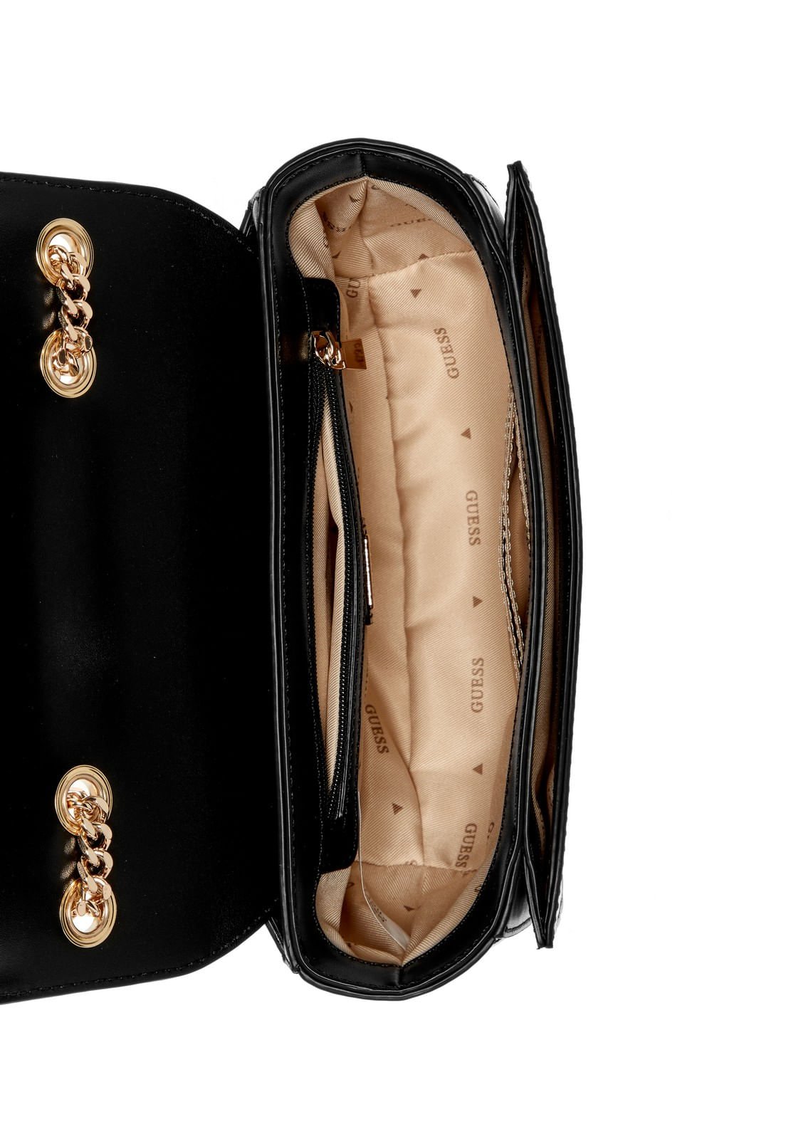 Bolsa Jane Convertible Xbody Flap Preto Preto 4