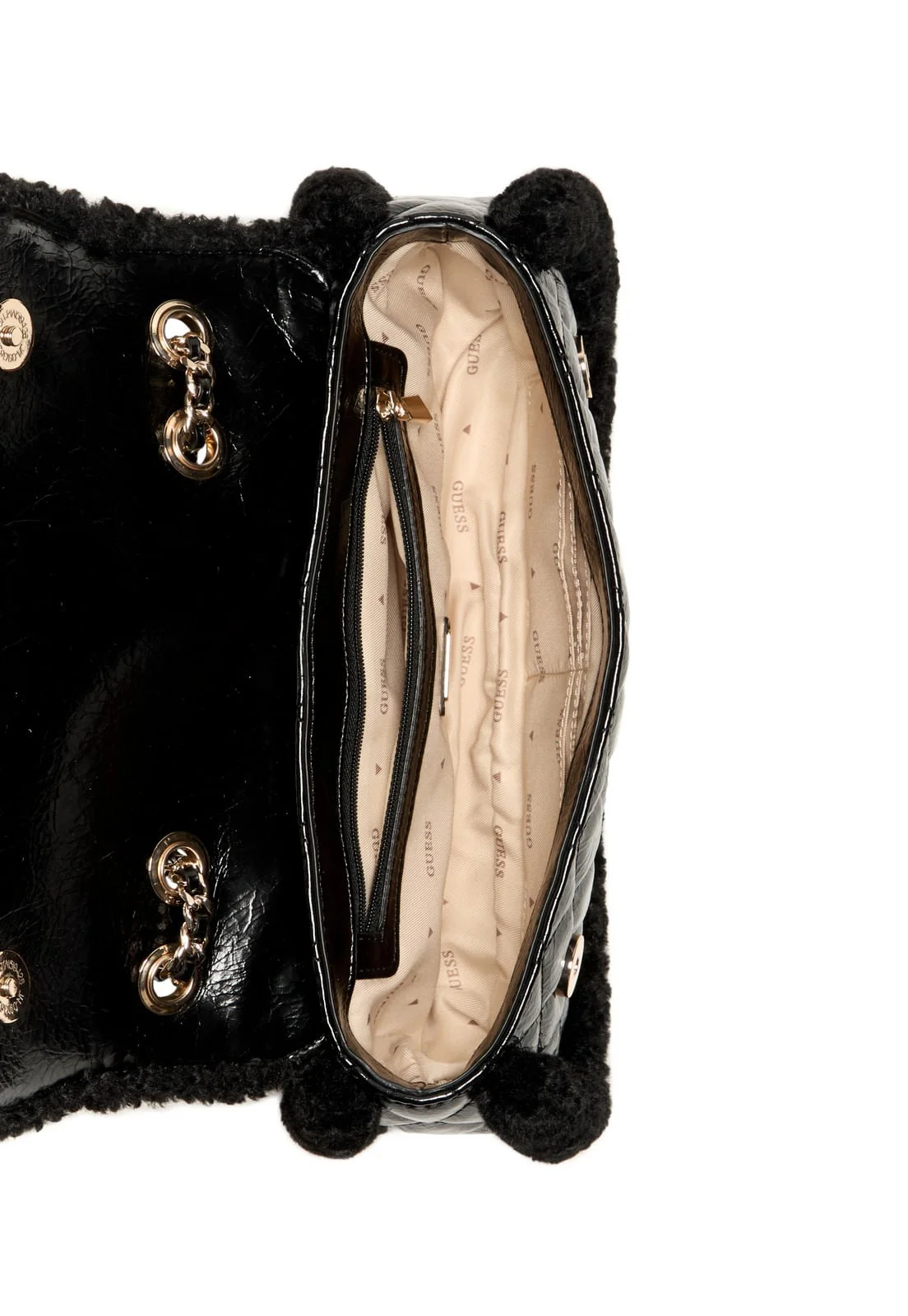 Bolsa Cristi Convertible Xbody Flap Preto Preto 4