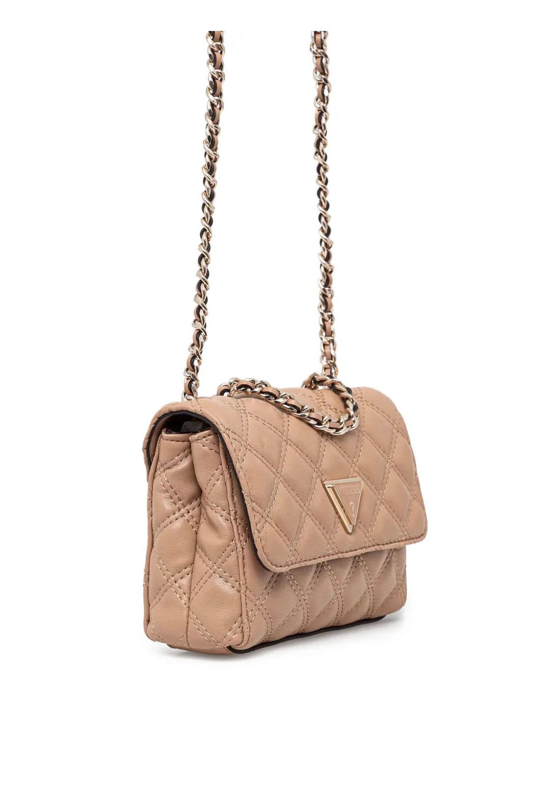 Bolsa Giully Ii 2 Compartimentos Transversal Flap Bege Bege 2