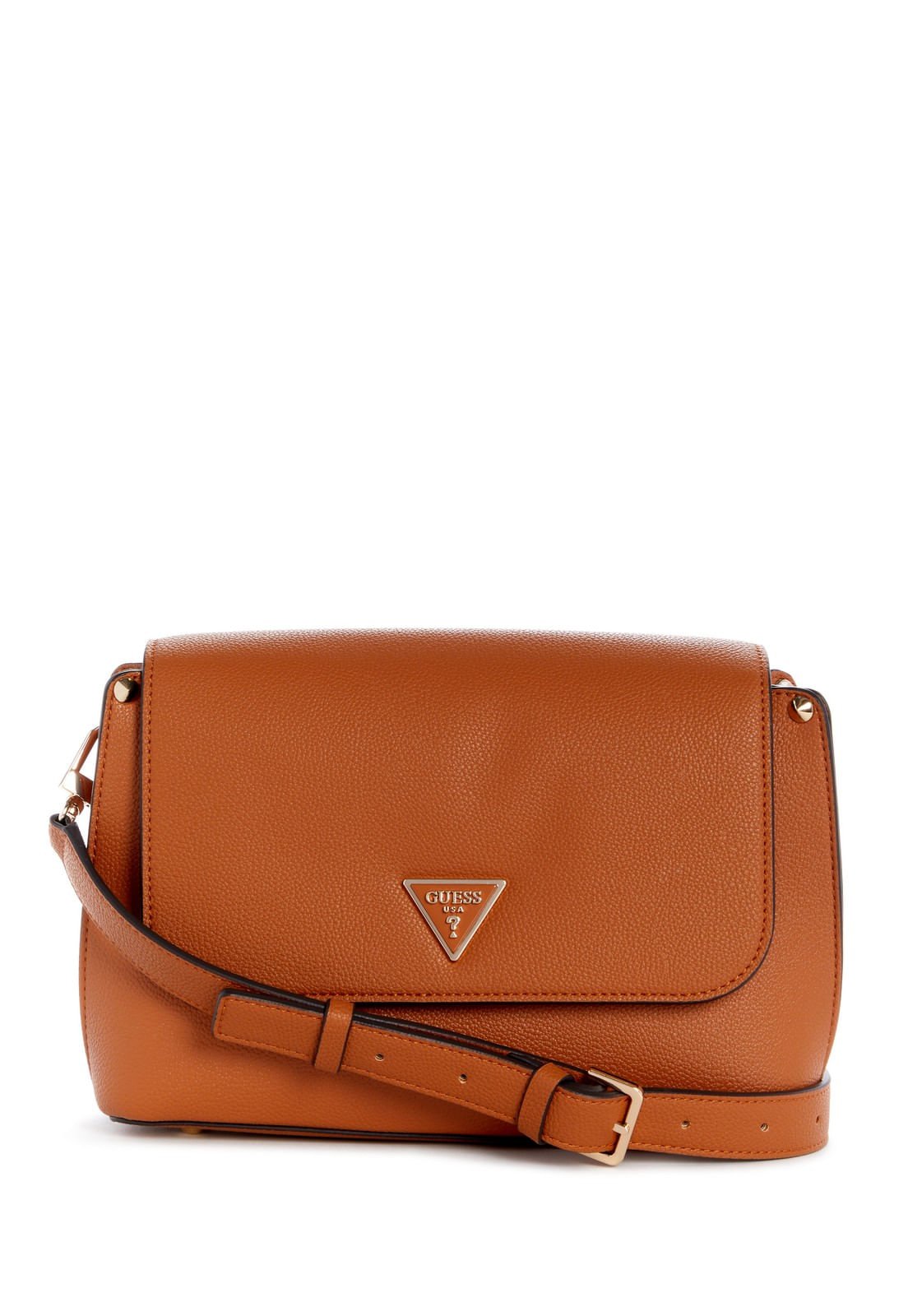 Bolsa Meridian Ii Flap Crossbody Marrom