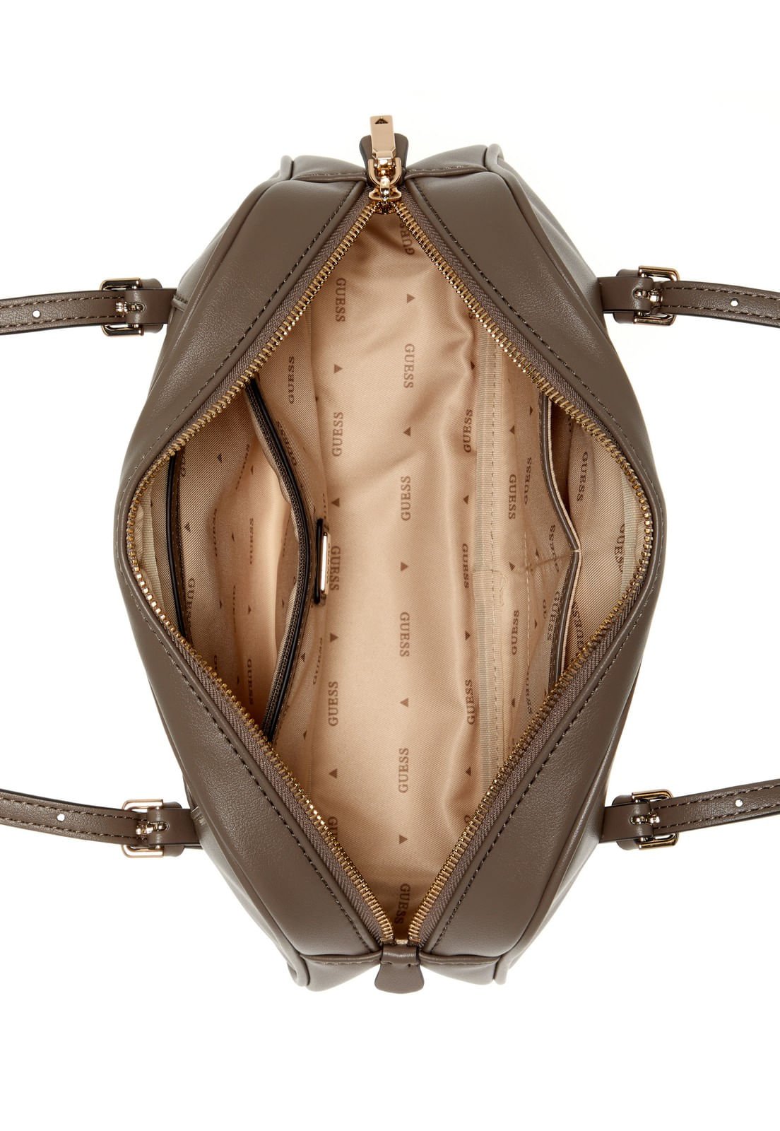 Bolsa Cerelia Shoulder Satchel Bege Marrom 4