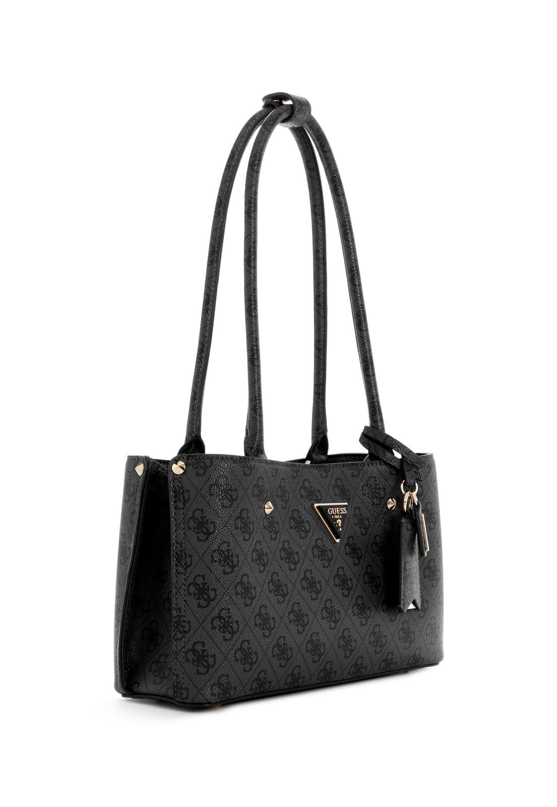 Bolsa Meridian II Shoulder Satchel Preto Preto 2