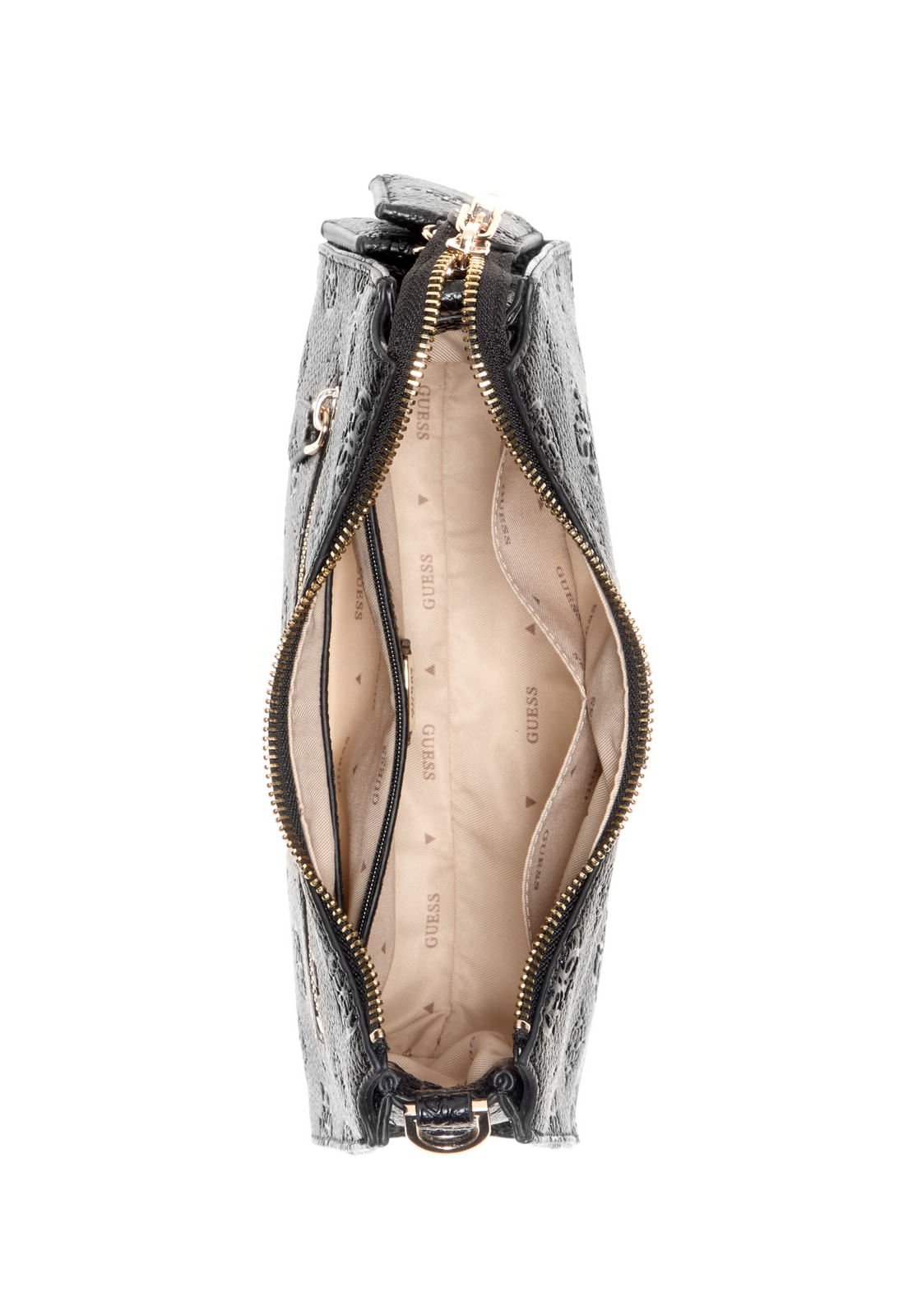 Bolsa Cresidia Ii Top Zip Shoulder Bag Preto Preto 4