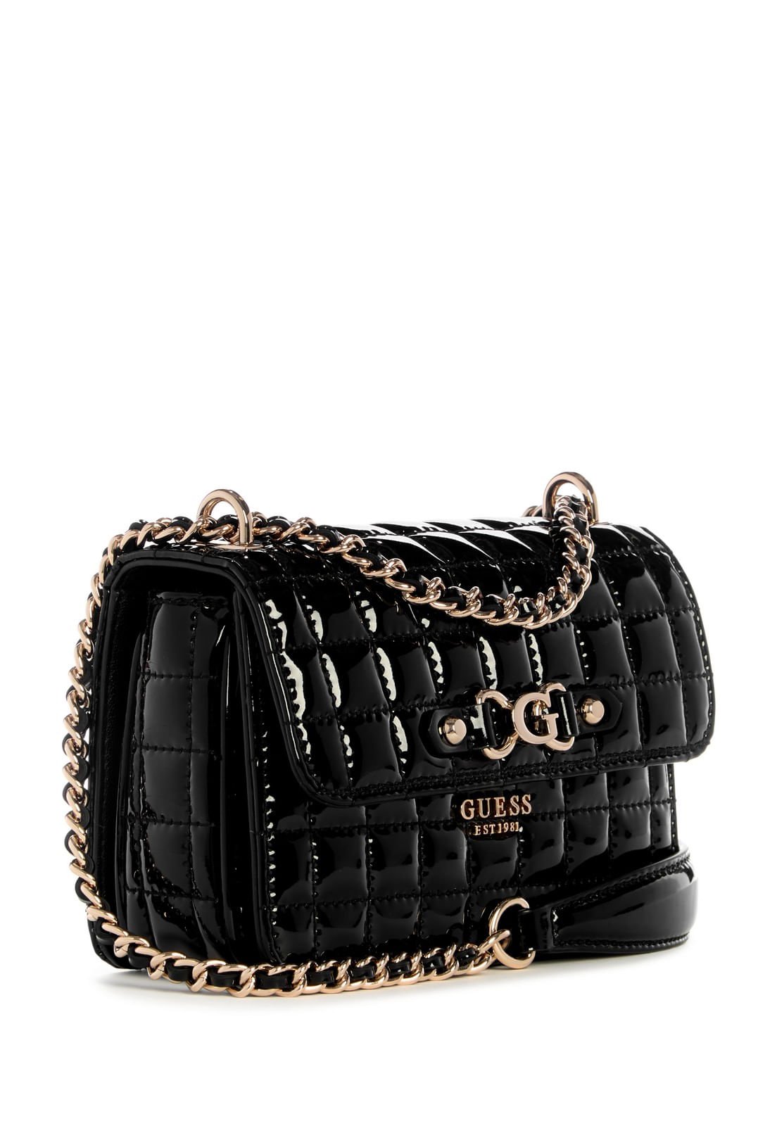 Bolsa Mini Nadira Transversal Flap Preto Preto 2