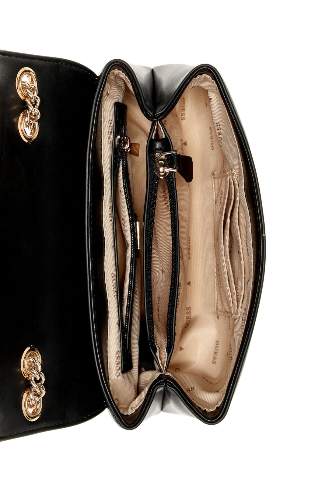 Bolsa Daryna Ii Transversal Flap Preto Preto 4