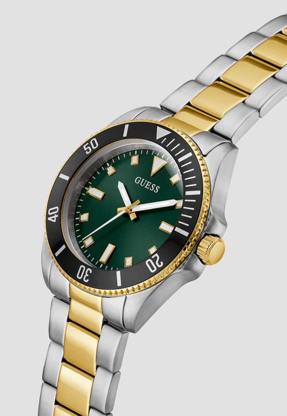 Relógio Sport Aço Dourado e Prata Prata/Dourado 4