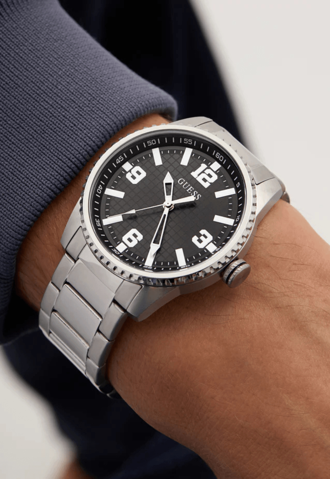 Relógio Analógico Sport Aço Prata Prata 2