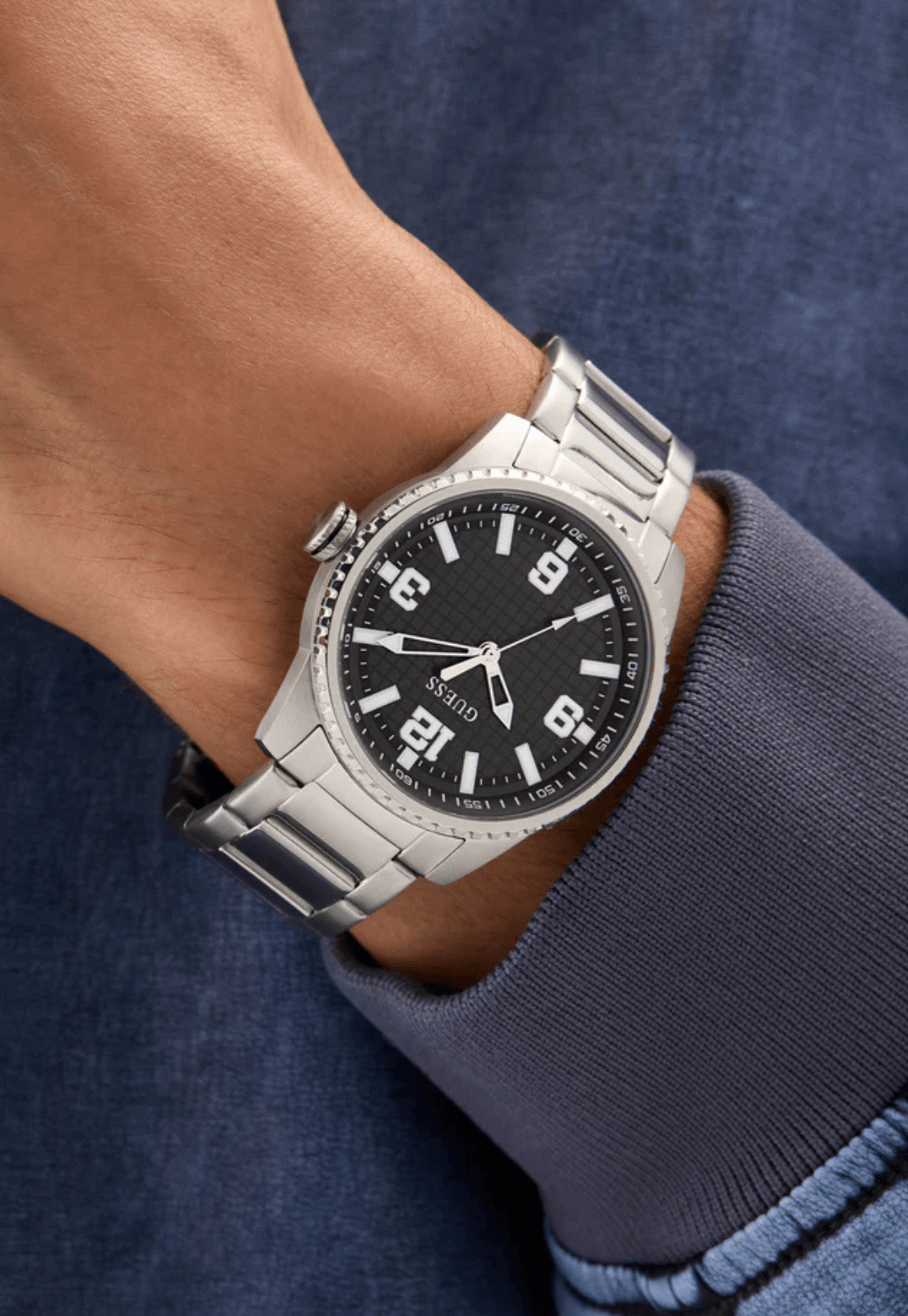 Relógio Analógico Sport Aço Prata Prata 5