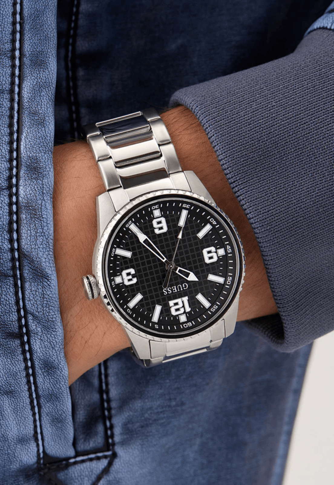 Relógio Analógico Sport Aço Prata Prata 6