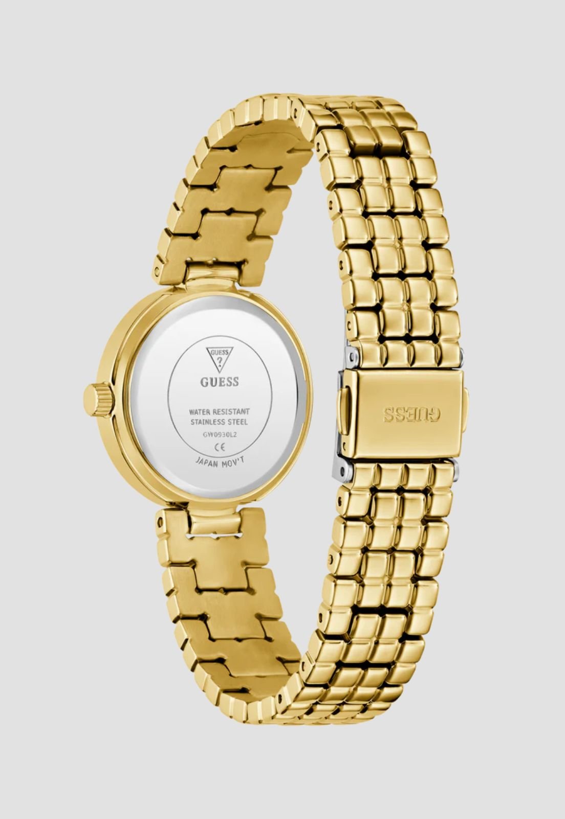 Relógio Redondo Analógico Aço Dourado Dourado 7