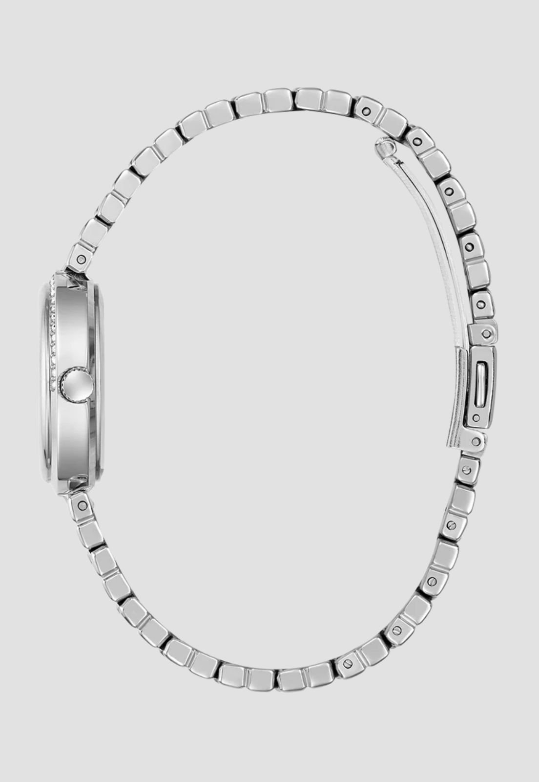 Relógio Aço Redondo Analógico Verde e Prata Prata 8