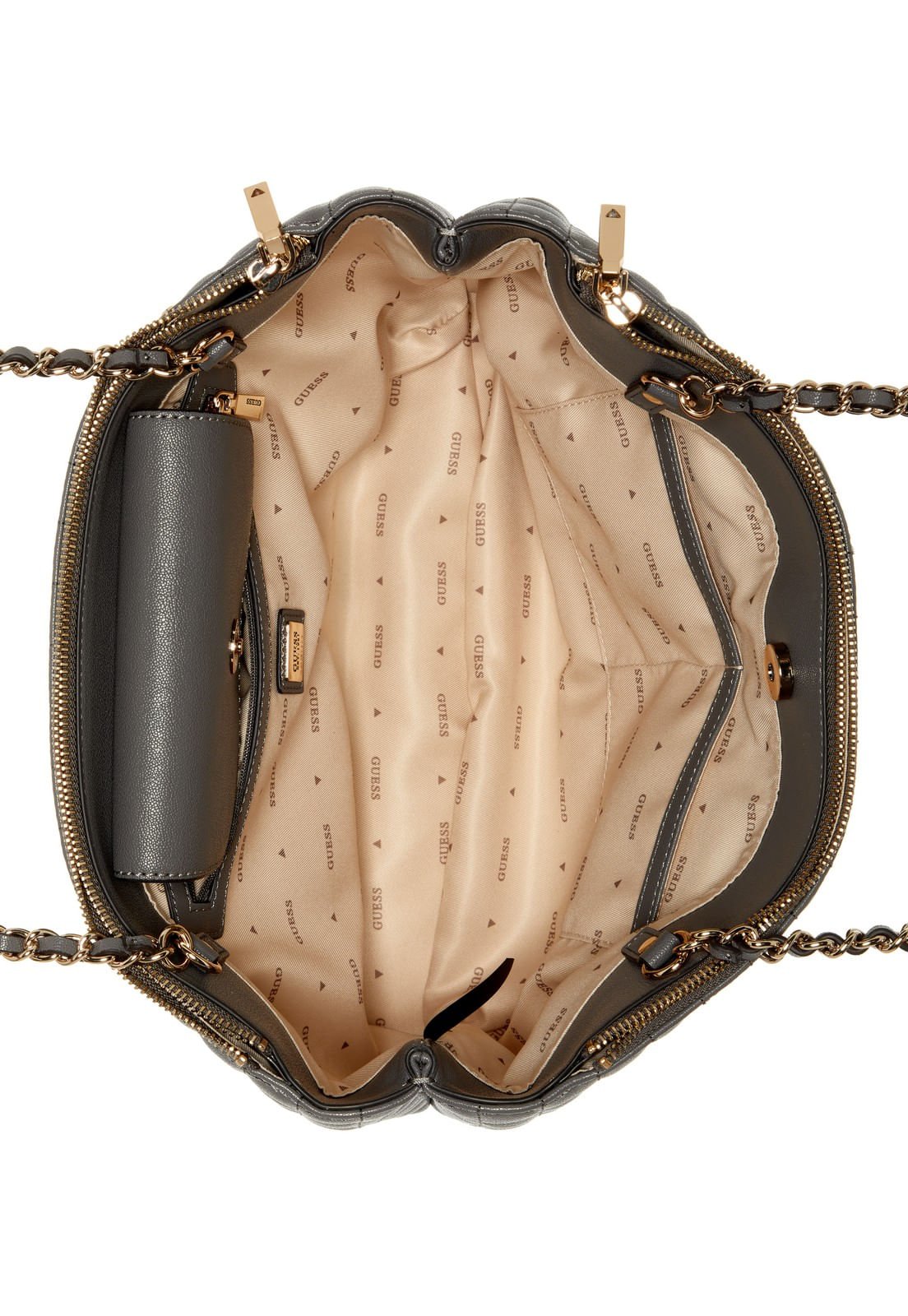 Bolsa Nadira Status Tote Azul Cinzentado Grafite 4