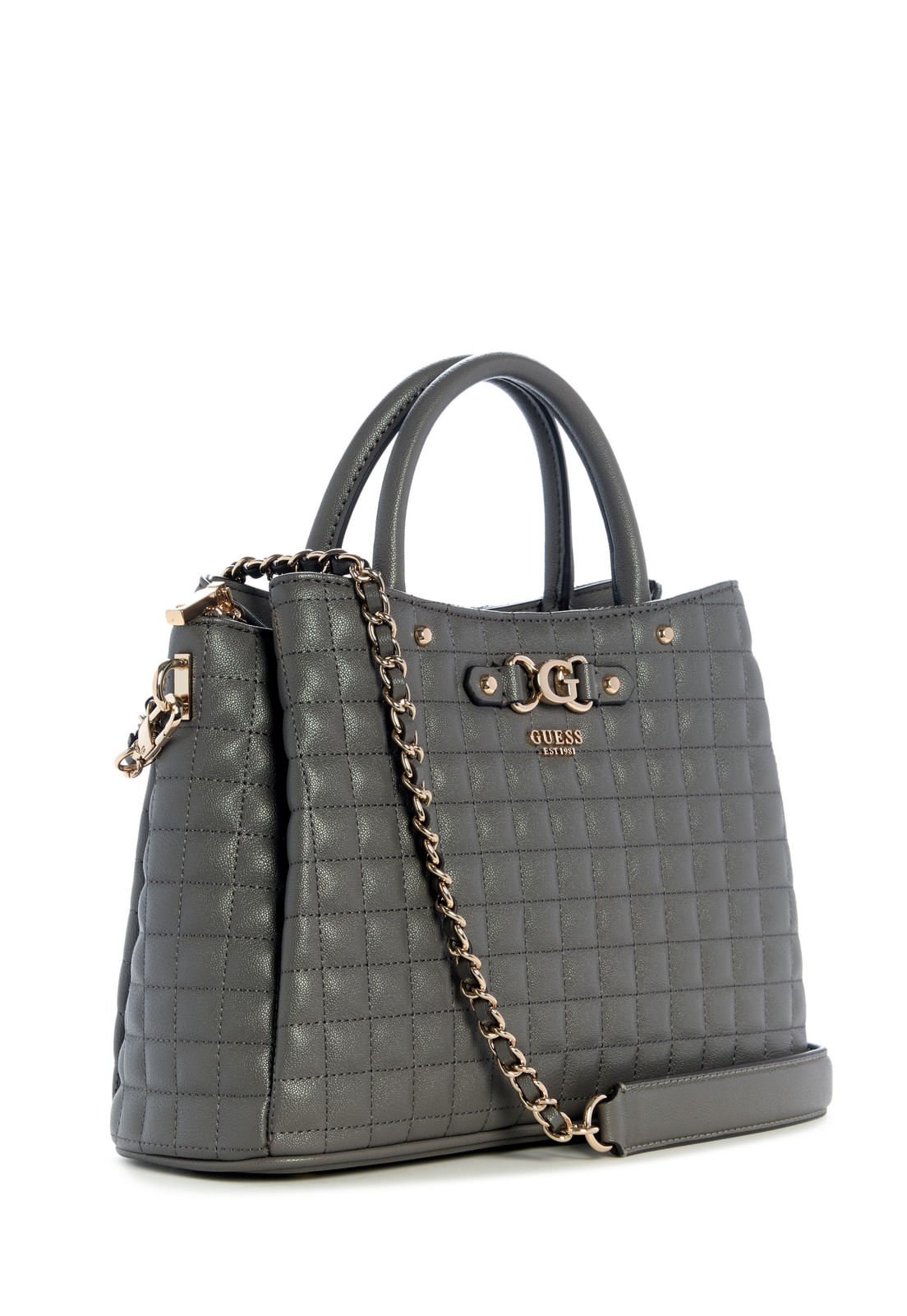 Bolsa Nadira Girlfriend Satchel Azul Cinzentado Grafite 2