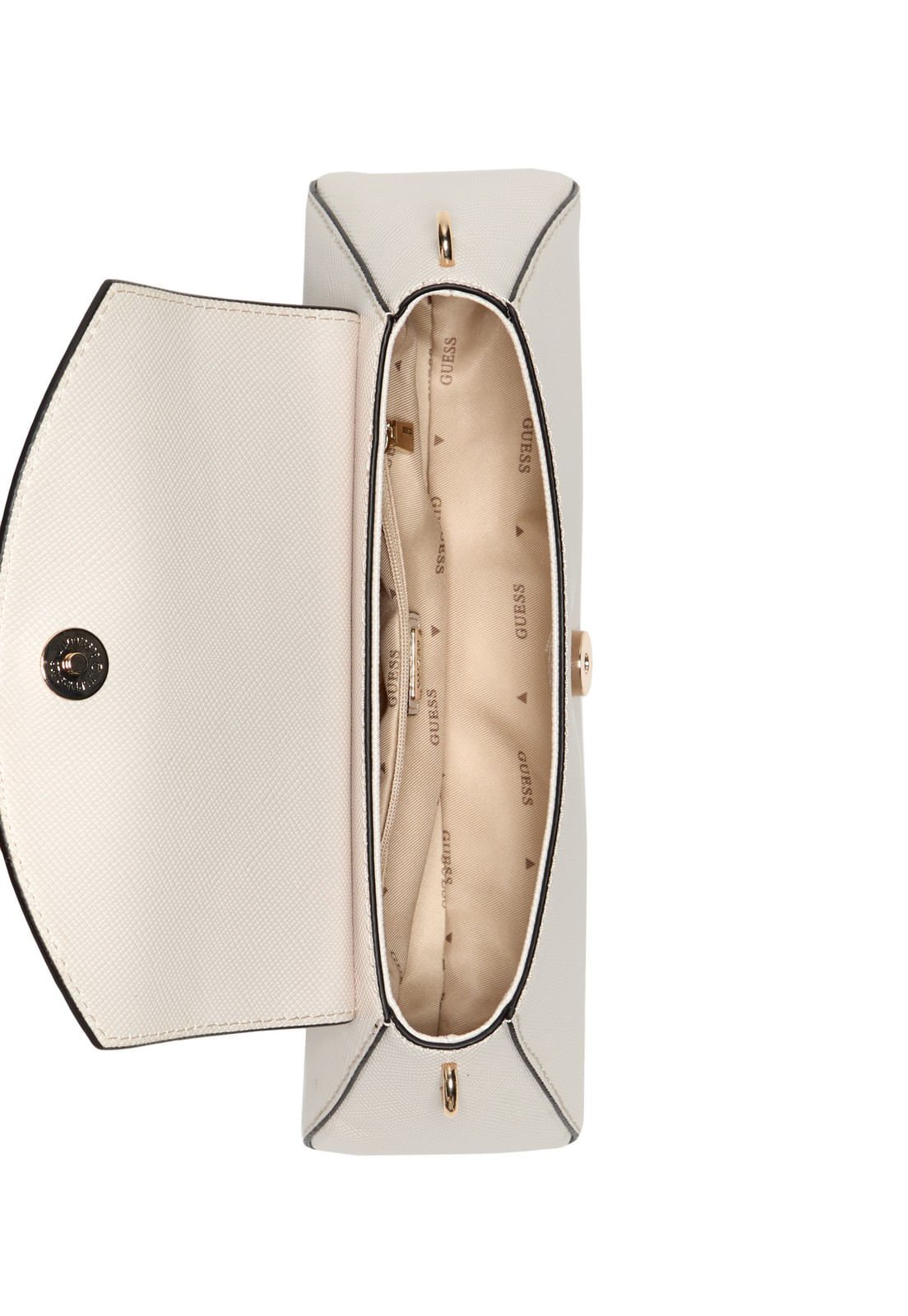 Bolsa Bolena Flap Shoulder Bag Cinza Cinza 4