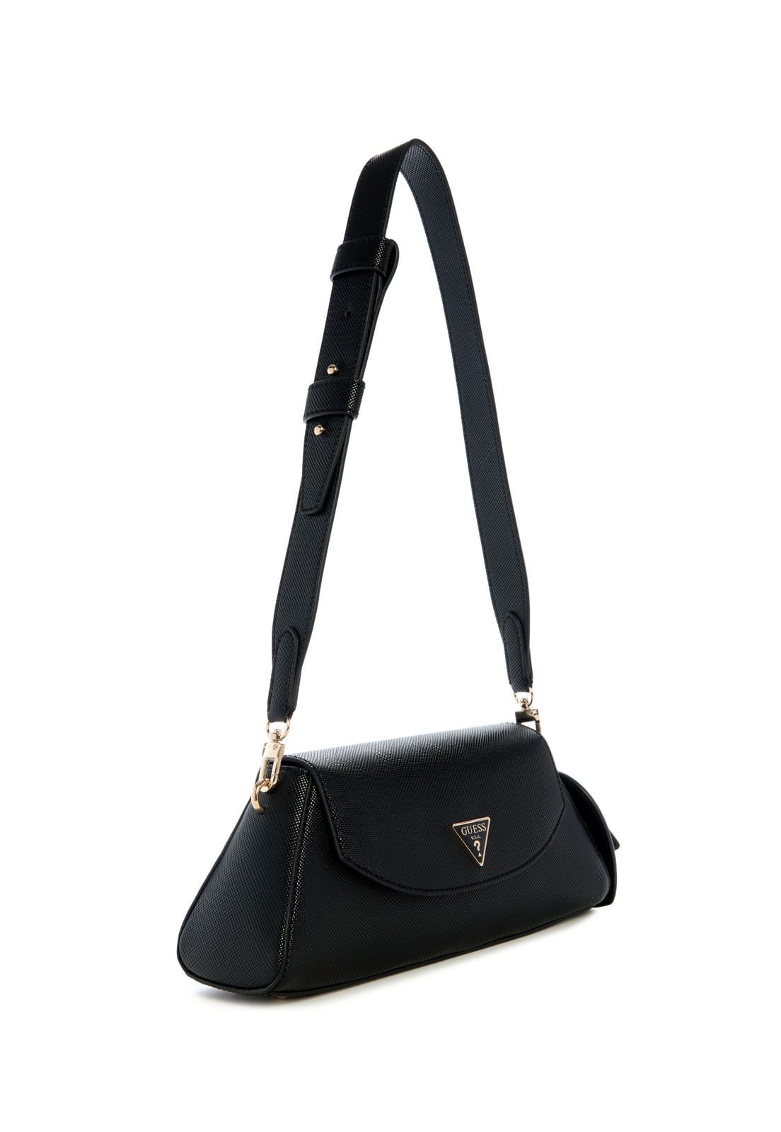 Bolsa Bolena Flap Shoulder Bag Preto Preto 2