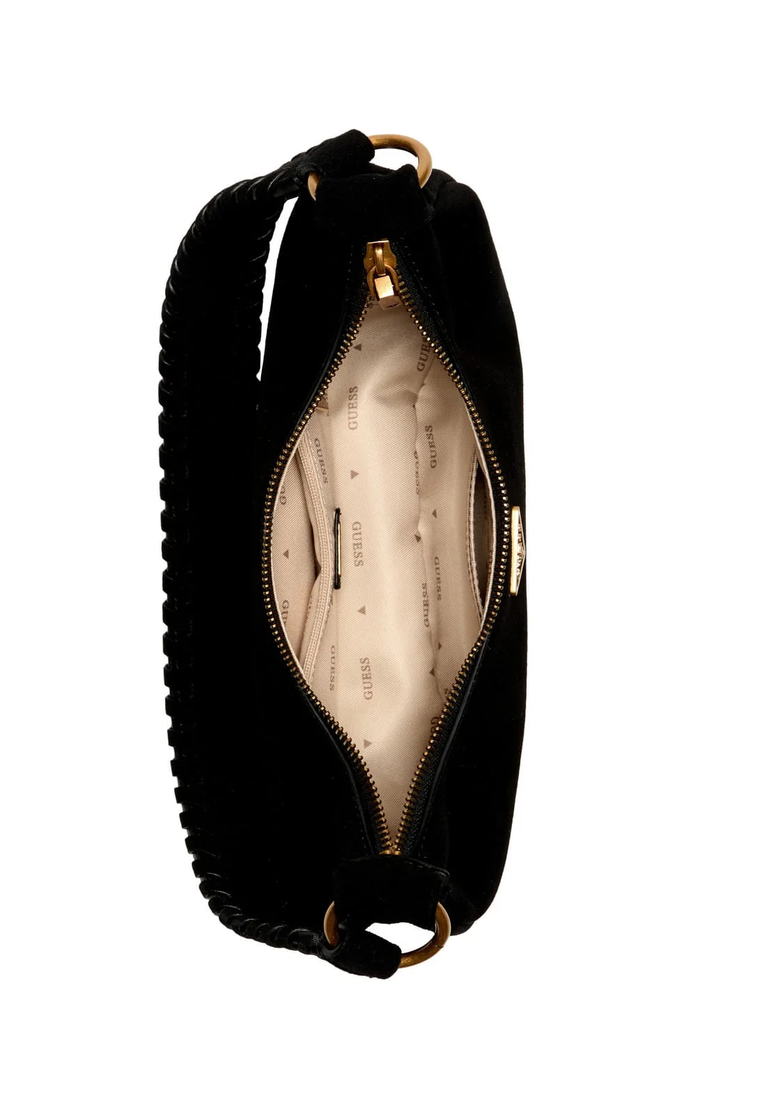 Bolsa Mini Amita Hobo Preto Preto 4