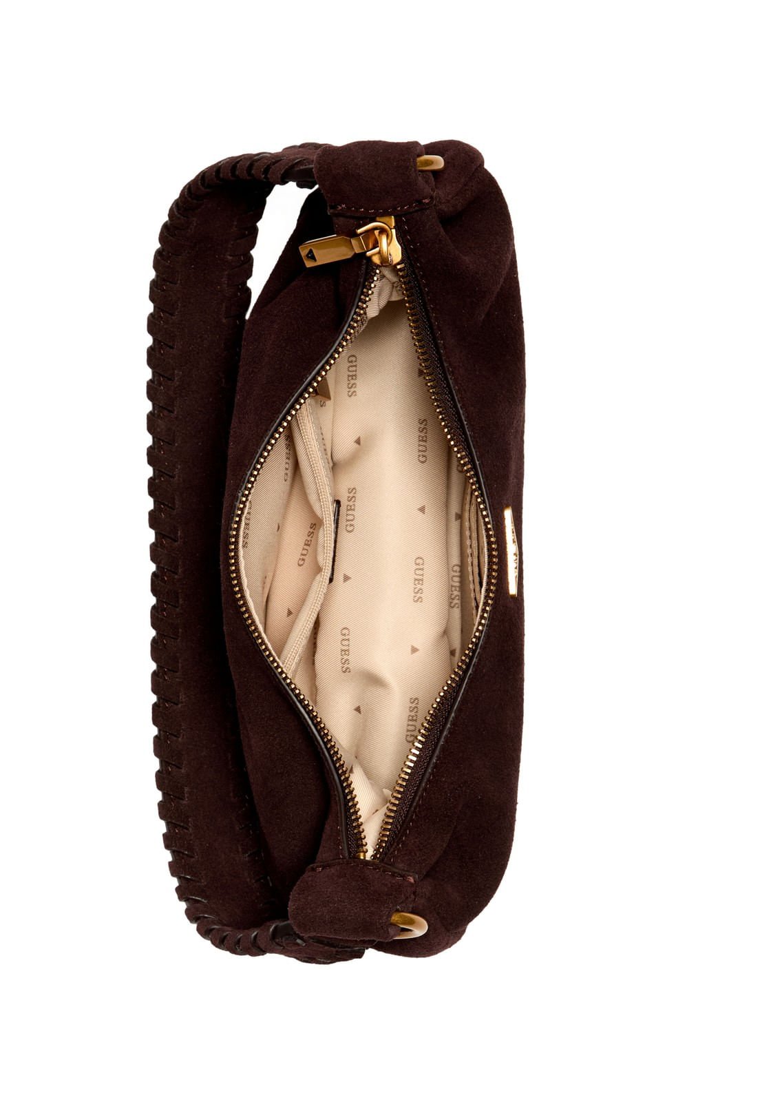 Bolsa Mini Amita Hobo Marrom Marrom 4