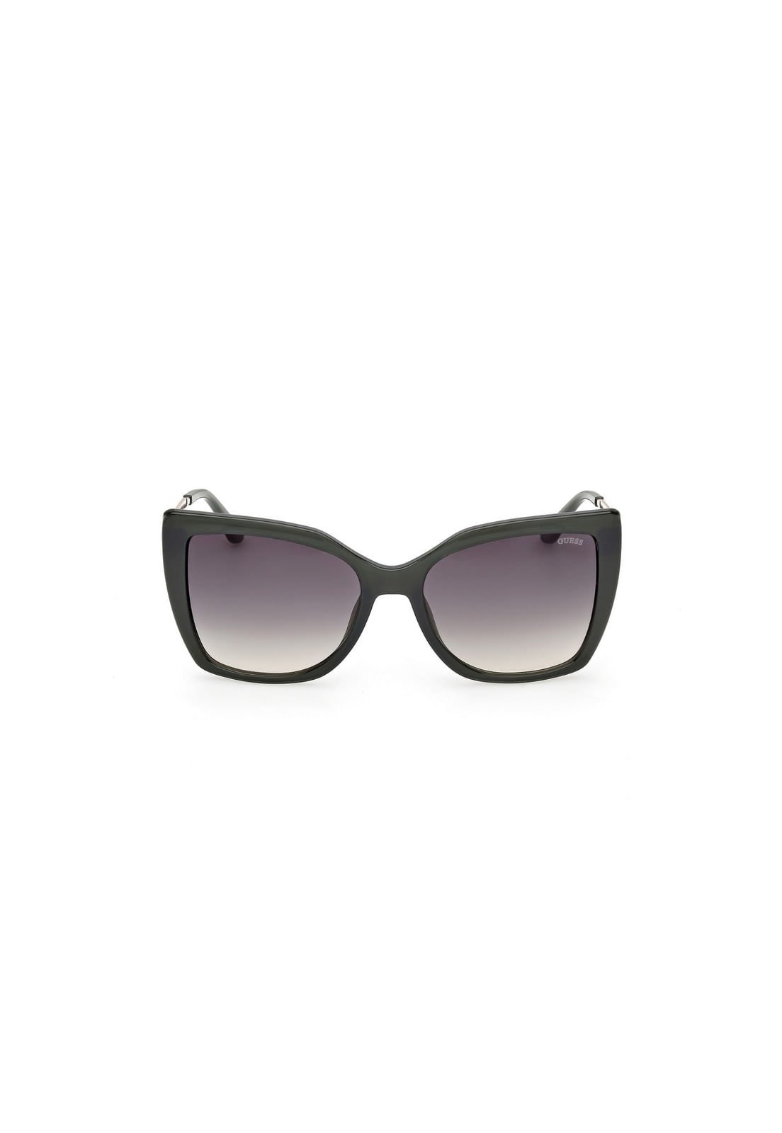 Óculos de Sol Quadrado Acetato Verde Escuro