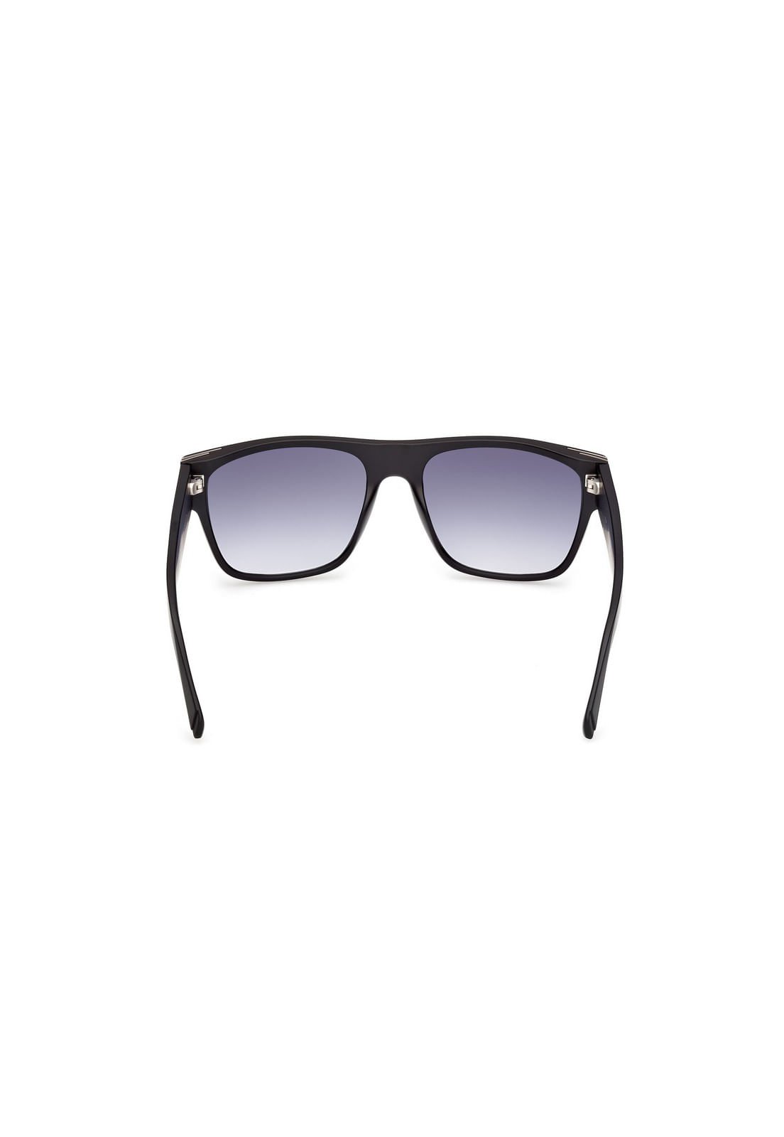 Óculos de Sol Quadrado Acetato Preto Preto 4