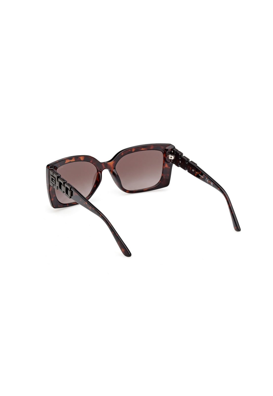 Óculos de Sol Retangular Acetato Tartaruga Marrom 3