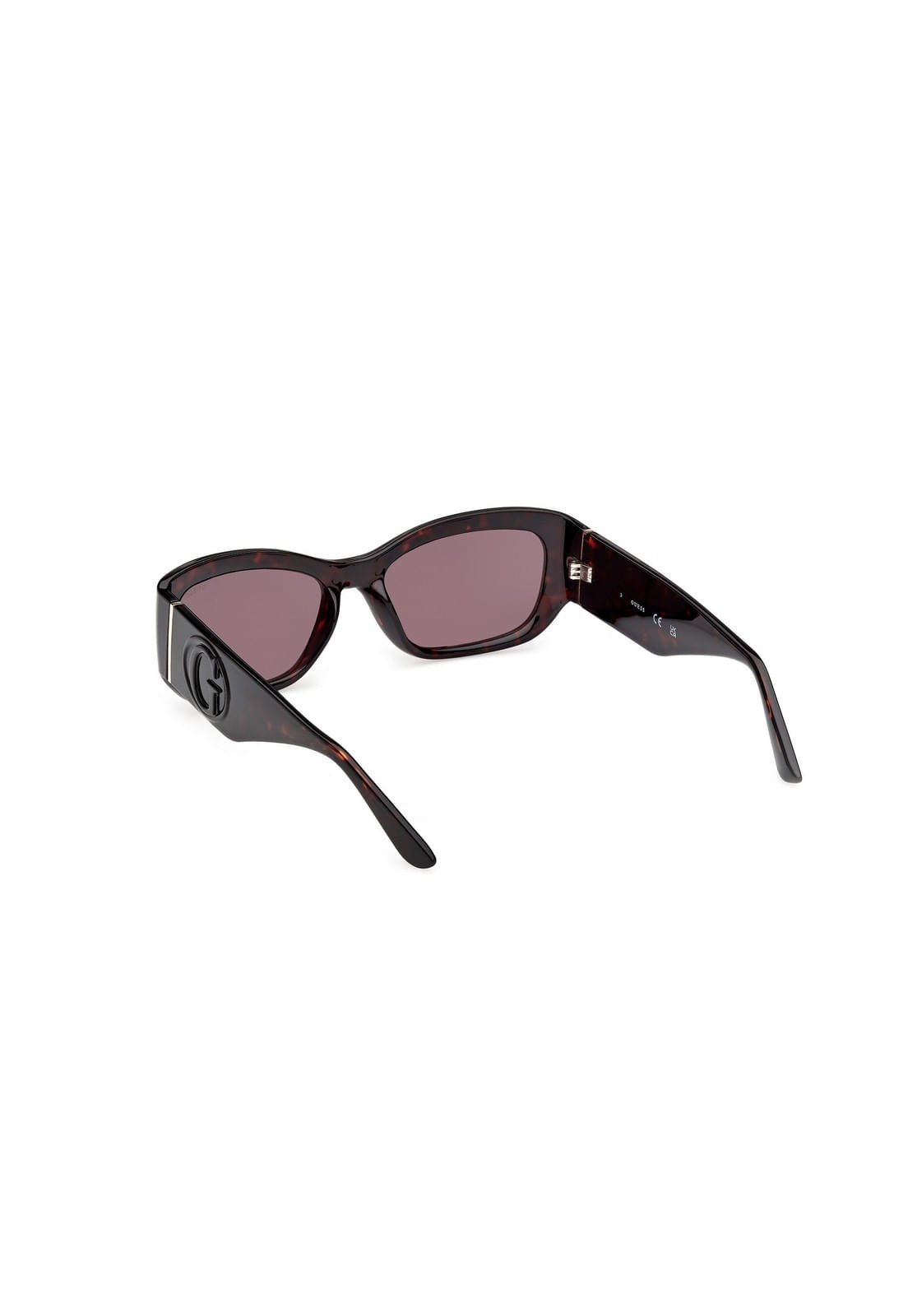 Óculos de Sol Retangular Acetato Marrom Marrom 3