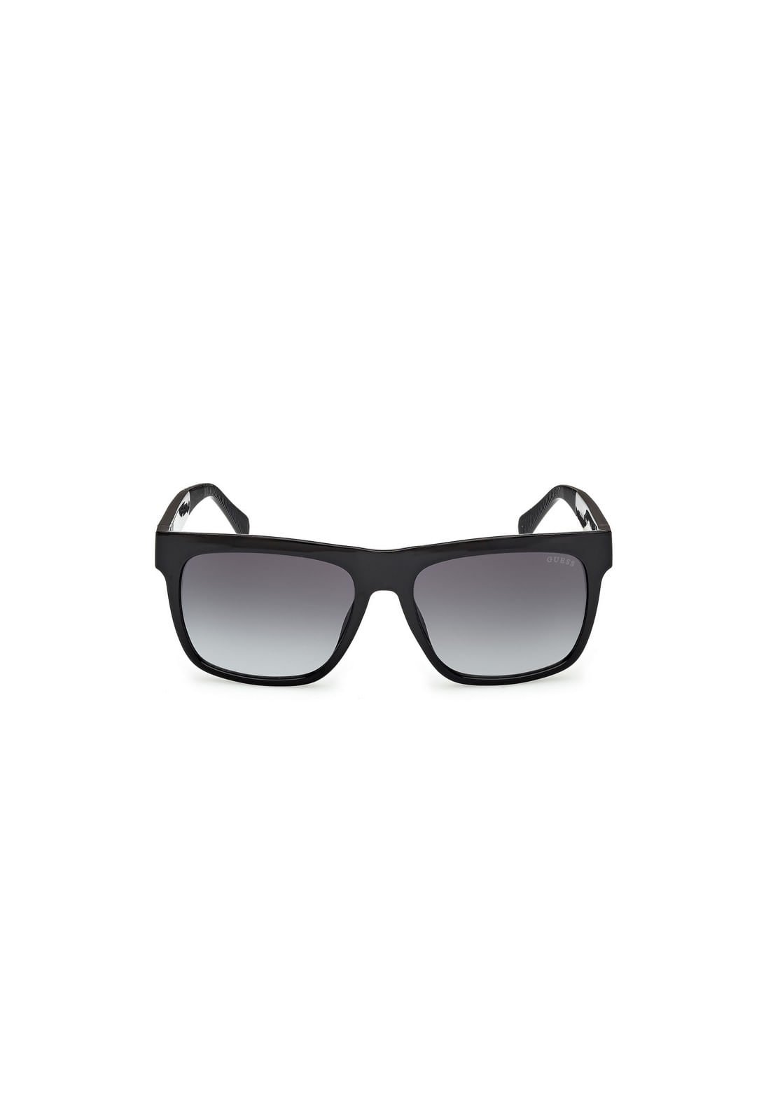 Óculos de Sol Quadrado Acetato Preto