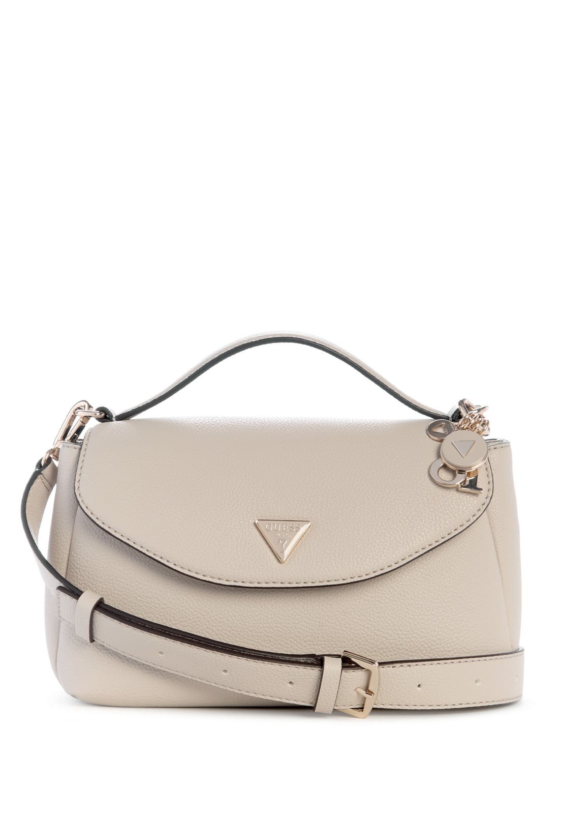 Bolsa Evie Top Handle Flap Bege