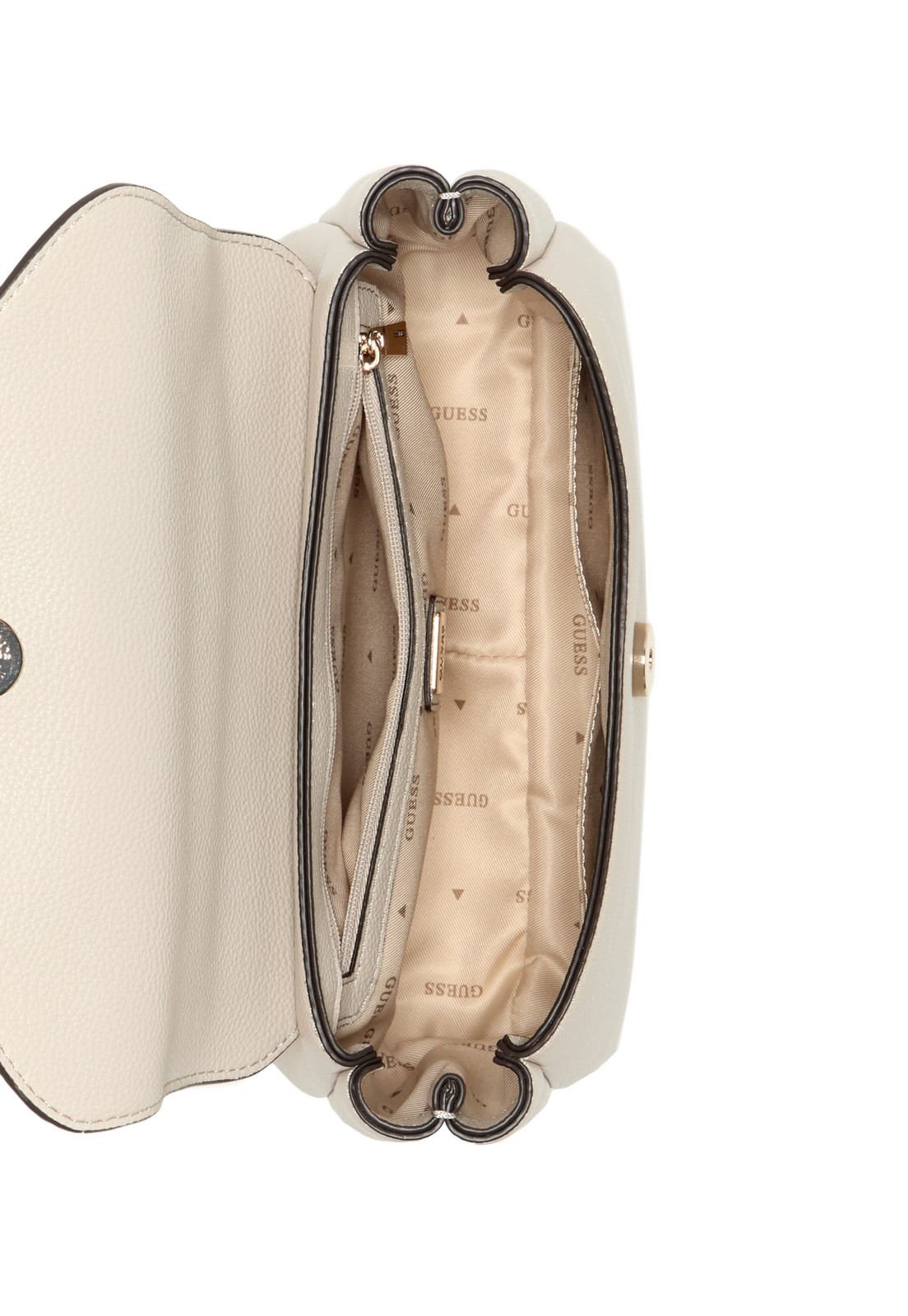 Bolsa Evie Top Handle Flap Bege Bege 4