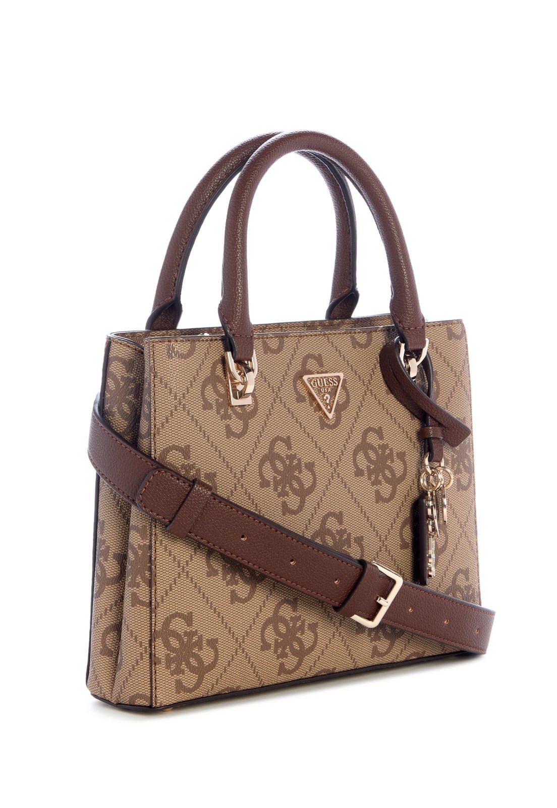 Bolsa Noelle Small Satchel Bege Bege 2