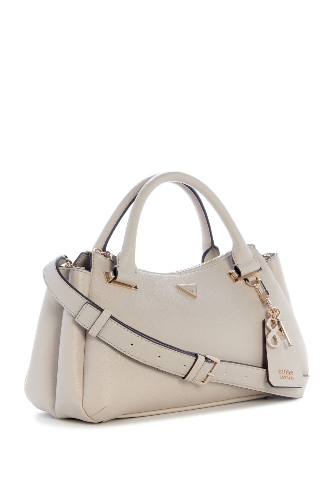 Bolsa Evie Triple Comp Satchel Bege Bege 2