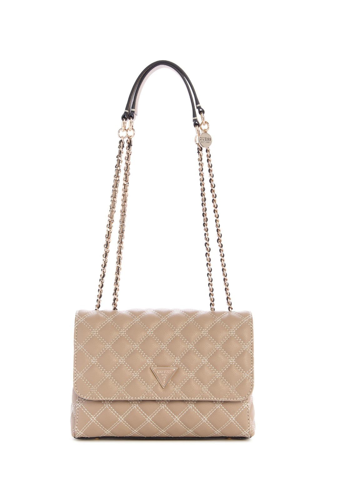 Bolsa Giully Ii 2 Comp Cnvrtble Flap Bege