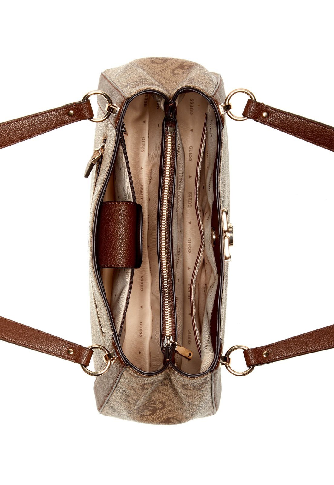 Bolsa Karnilla Logo Gfriend Carryall Caramelo Caramelo 4