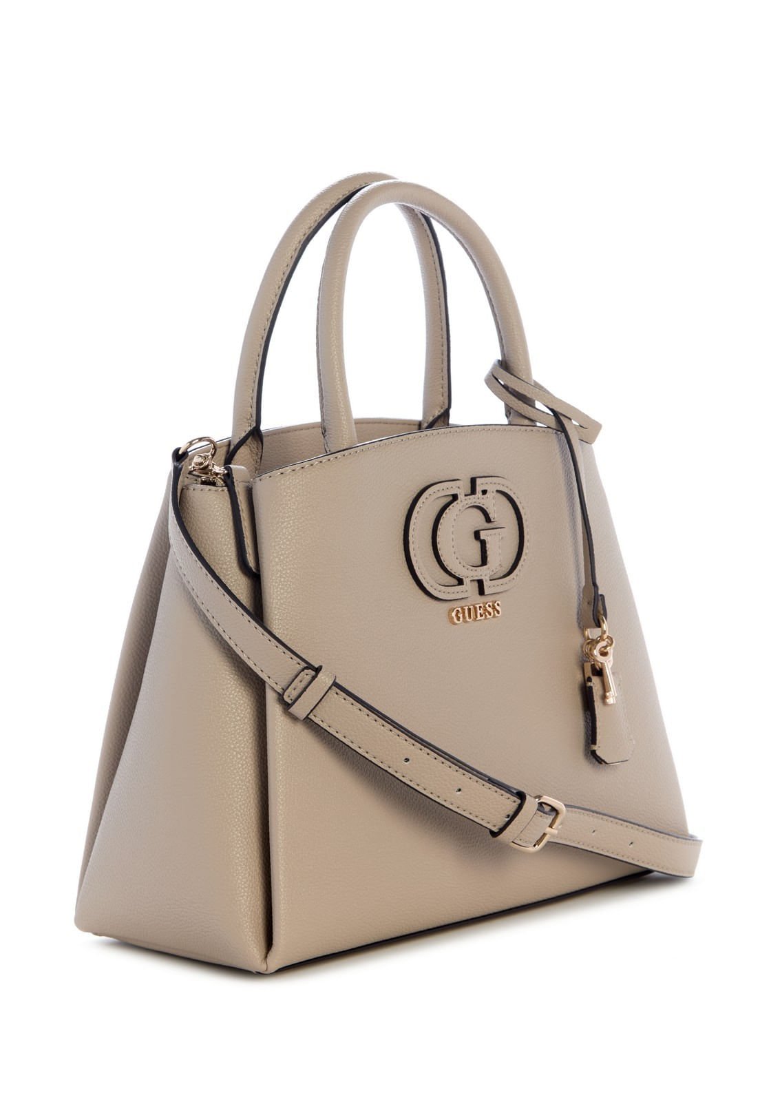 Bolsa Isola 3 Comp Satchel Bege Bege 2