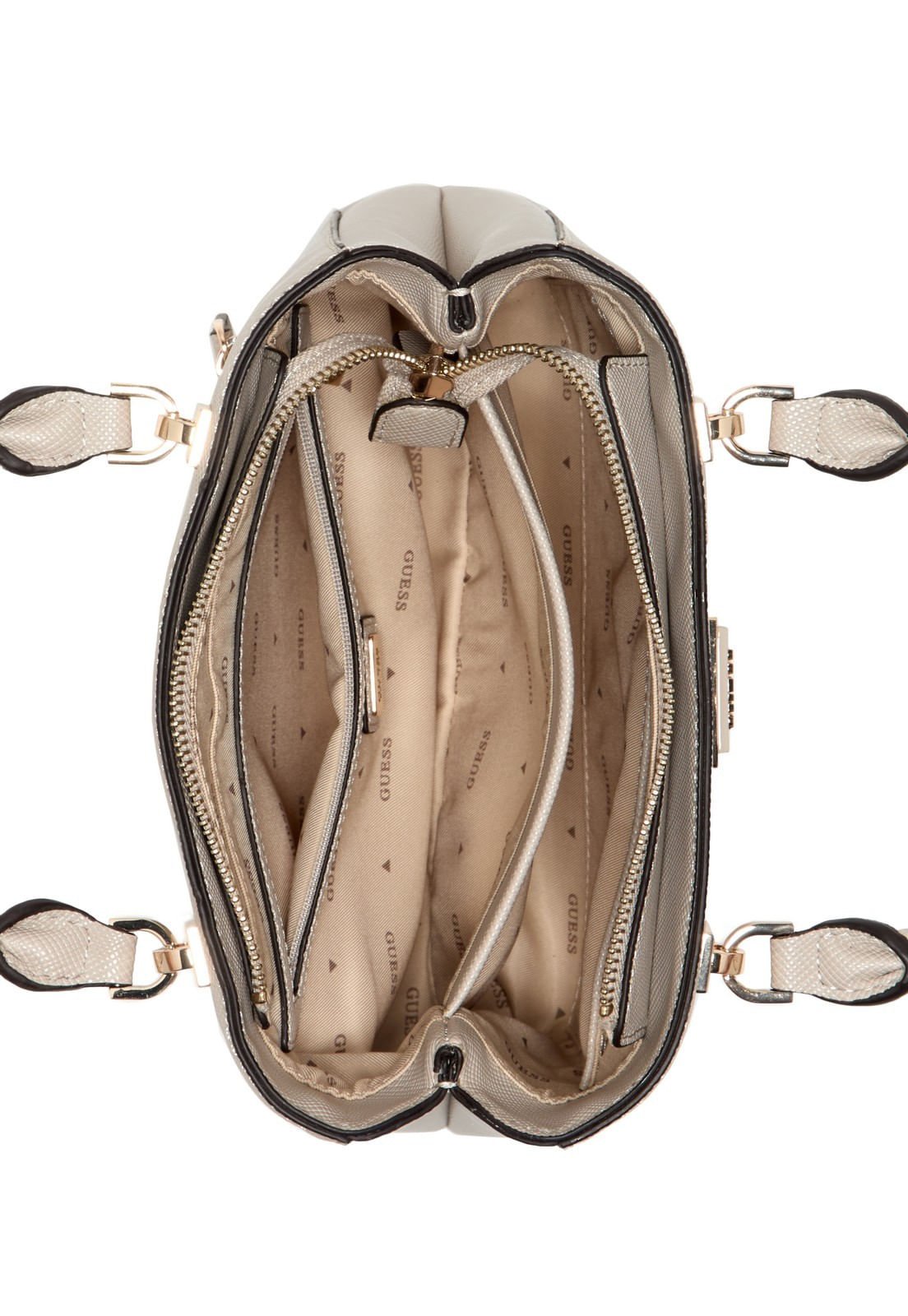 Bolsa Noelle Ii Sml Multi Comp Stchl Cinza Cinza 4