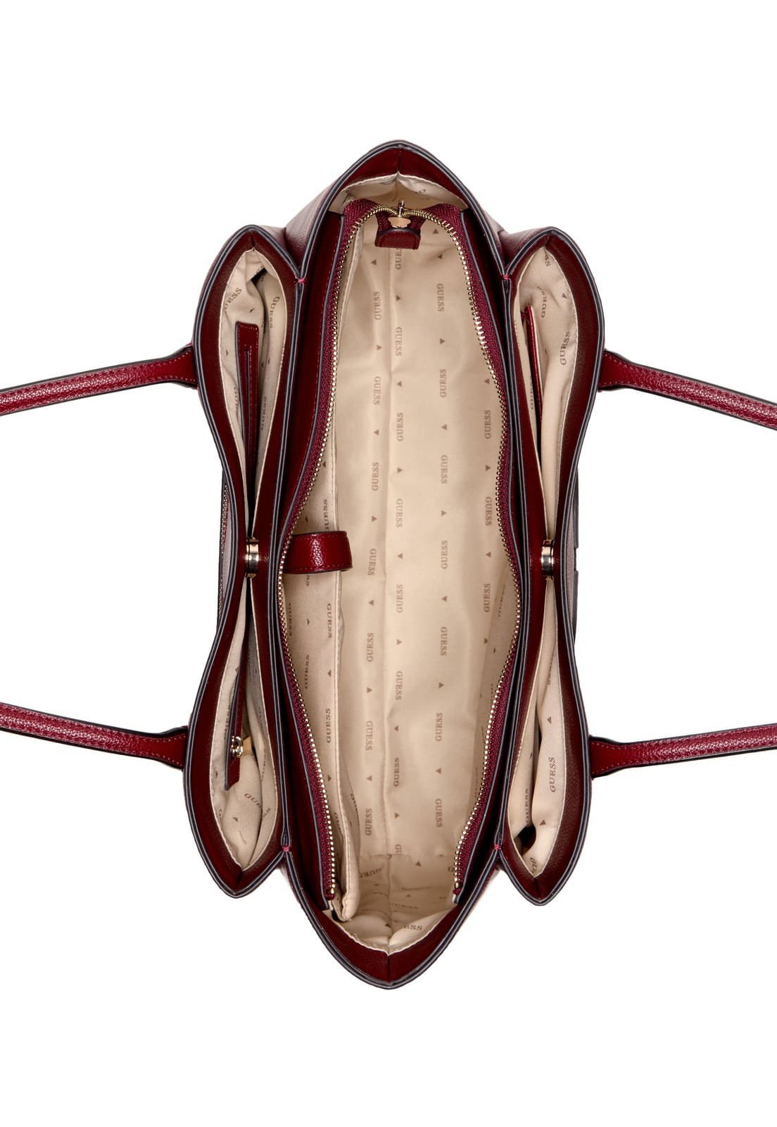 Bolsa Isola Multi Comp Tote Vinho Vinho 4