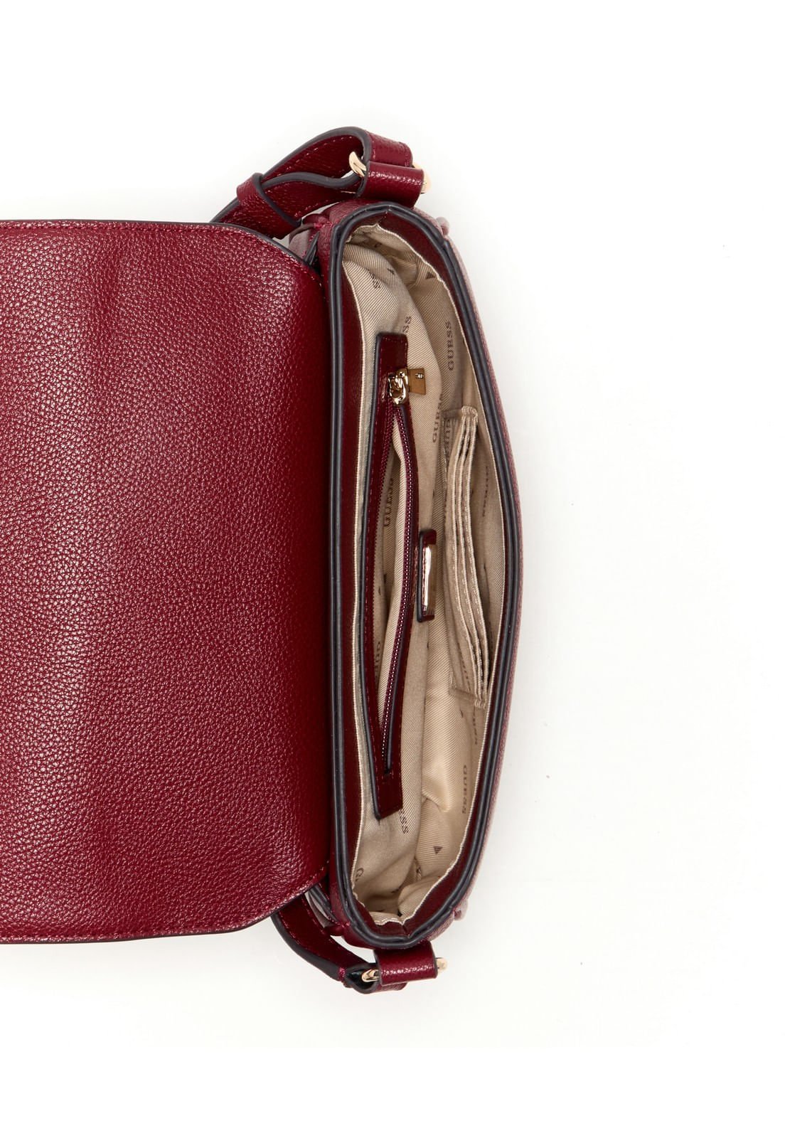 Bolsa Isola Convertible Xbody Flap Vinho Vinho 4