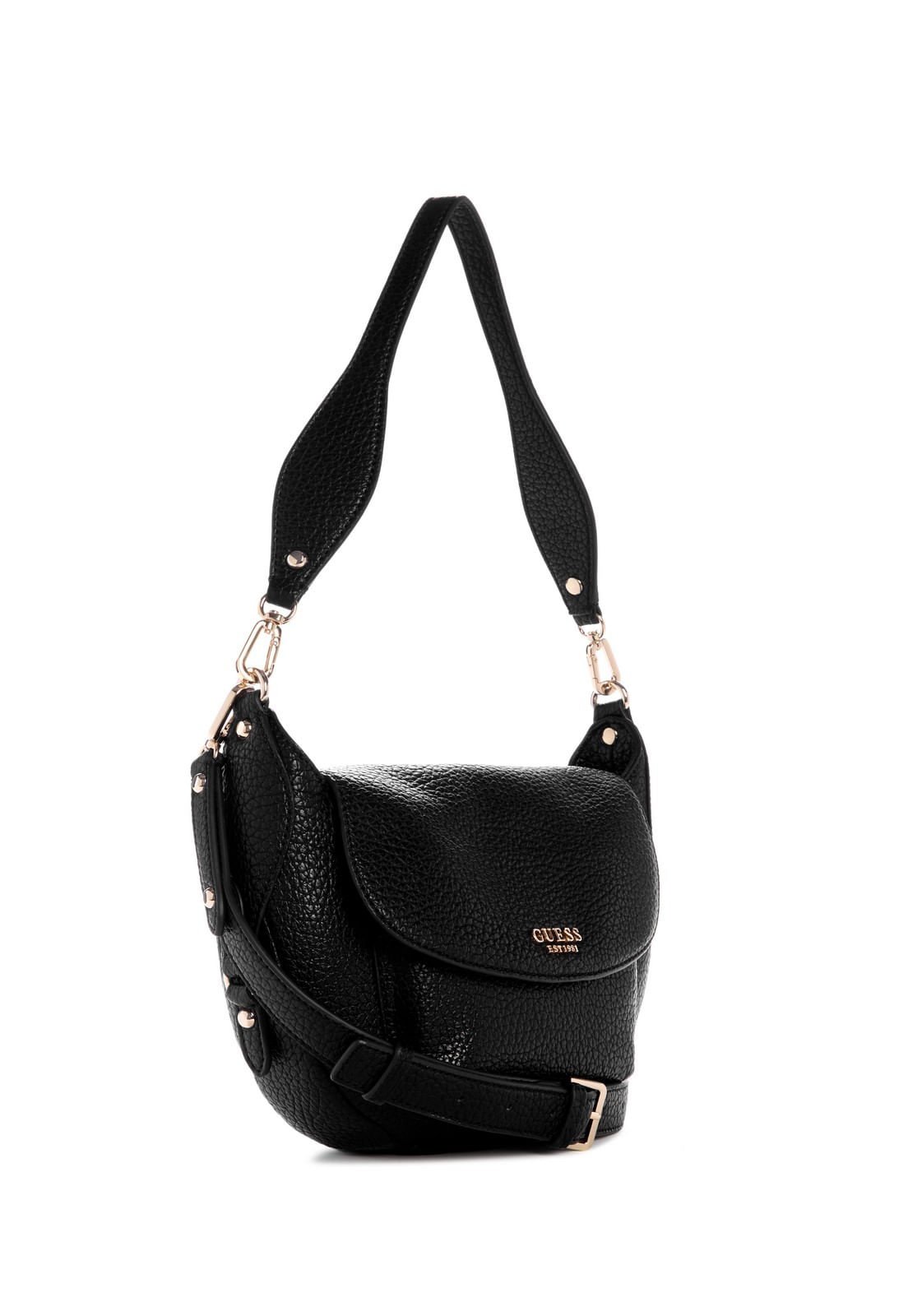 Bolsa Marsha Flap Shoulder Bag Preto Preto 2