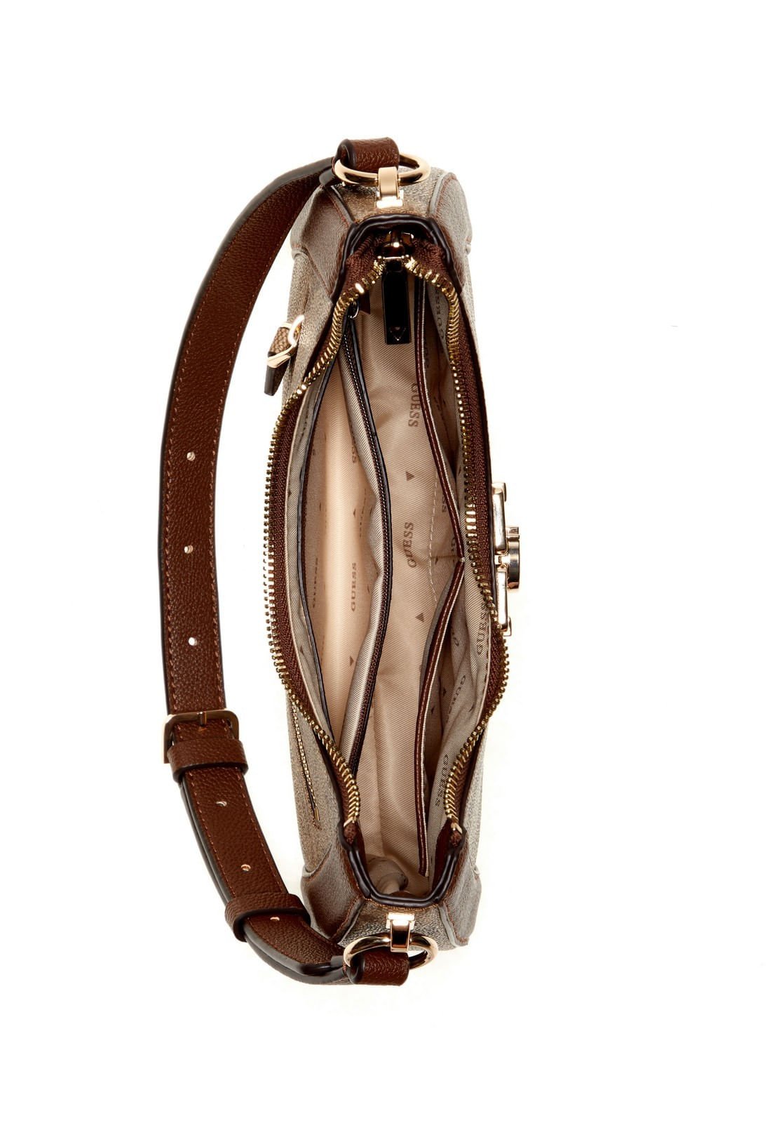 Bolsa Karnilla Logo Shoulder Bag Caramelo Caramelo 4