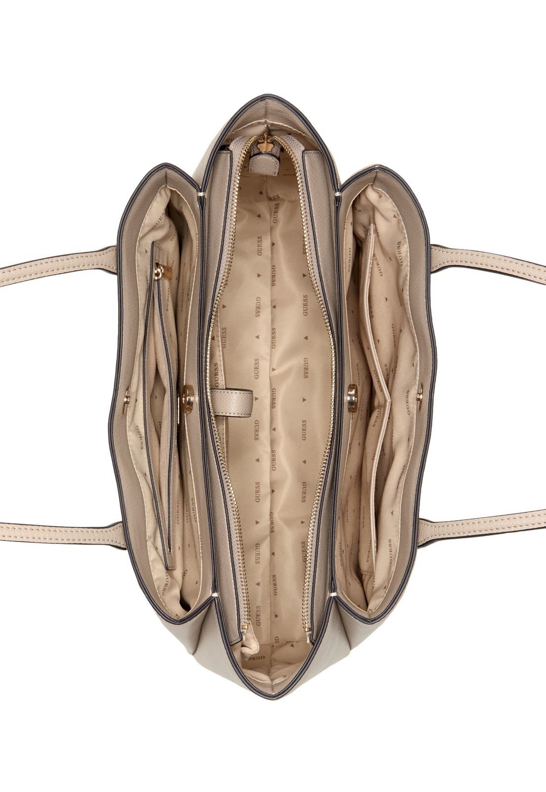 Bolsa Isola Multi Comp Tote Bege Bege 4