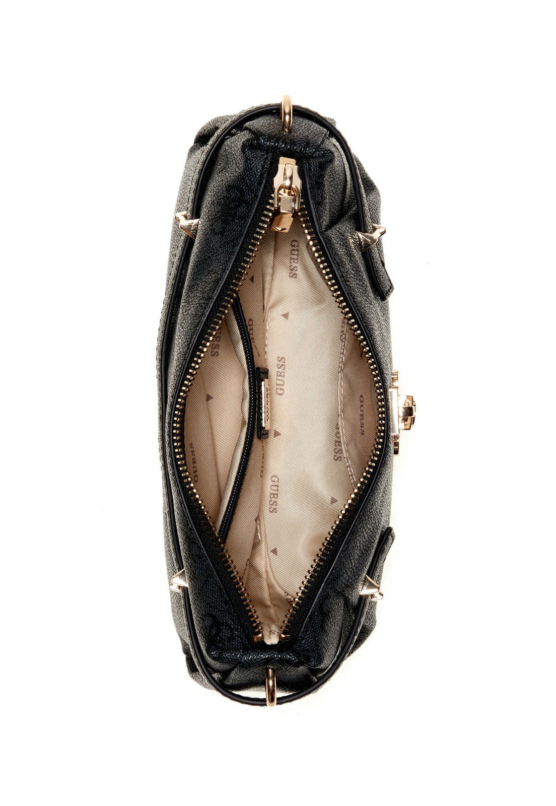 Bolsa Mini Yesba Top Zip Preto Preto 4