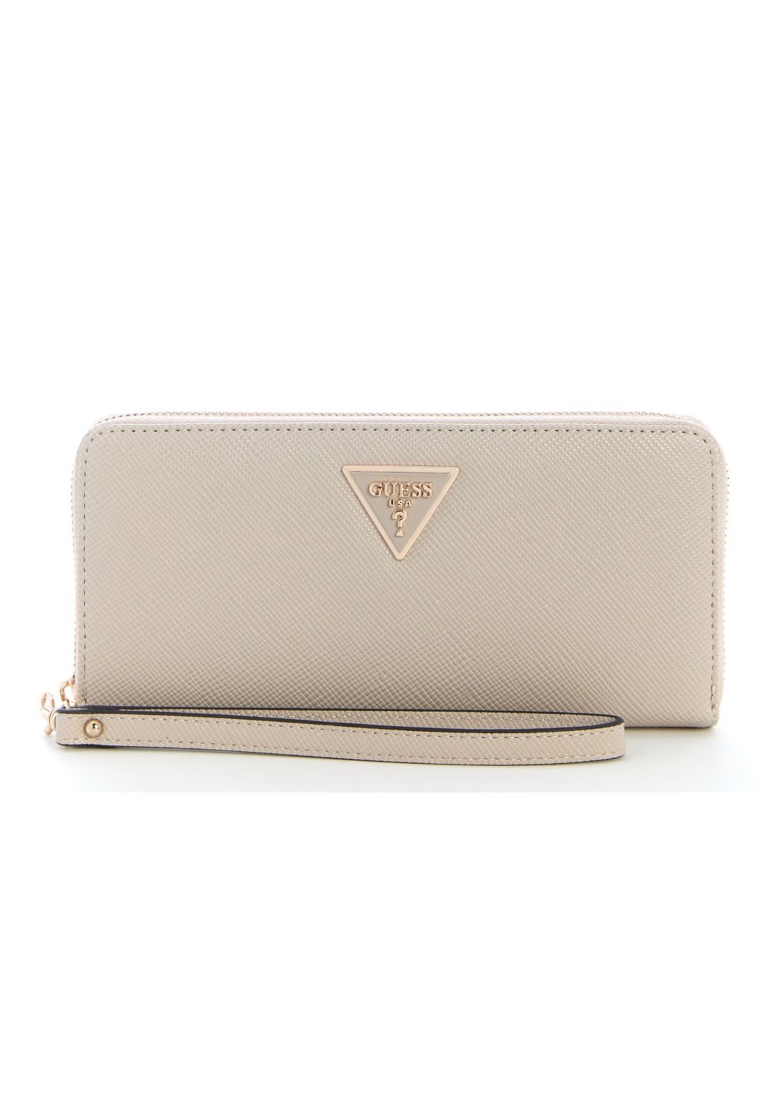 Carteira Laurel Ii Slg Large Zip Around Cinza