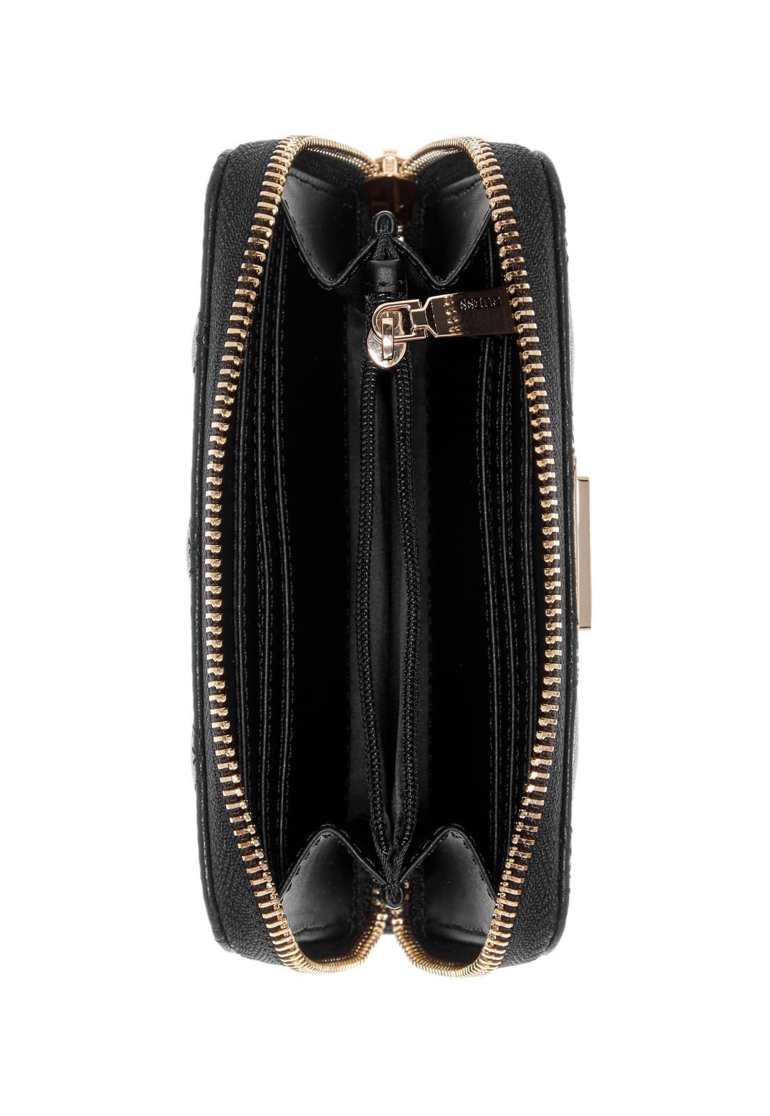 Carteira Cresidia Ii Slg Med Zip Around Preto Preto 3